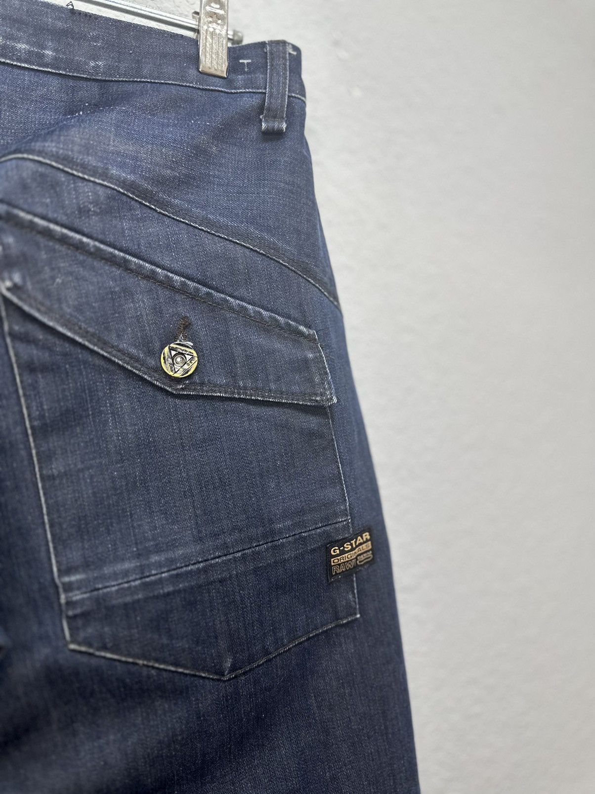 G-Star Vintage cargo denim distressed rare G-star style jeans pants Size US 34 / EU 50 - 17 Thumbnail