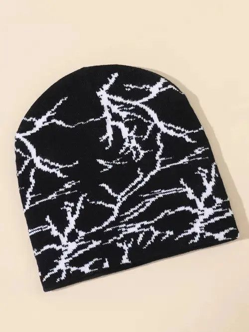 Other Lightning Pattern Beanie Size ONE SIZE - 4 Thumbnail