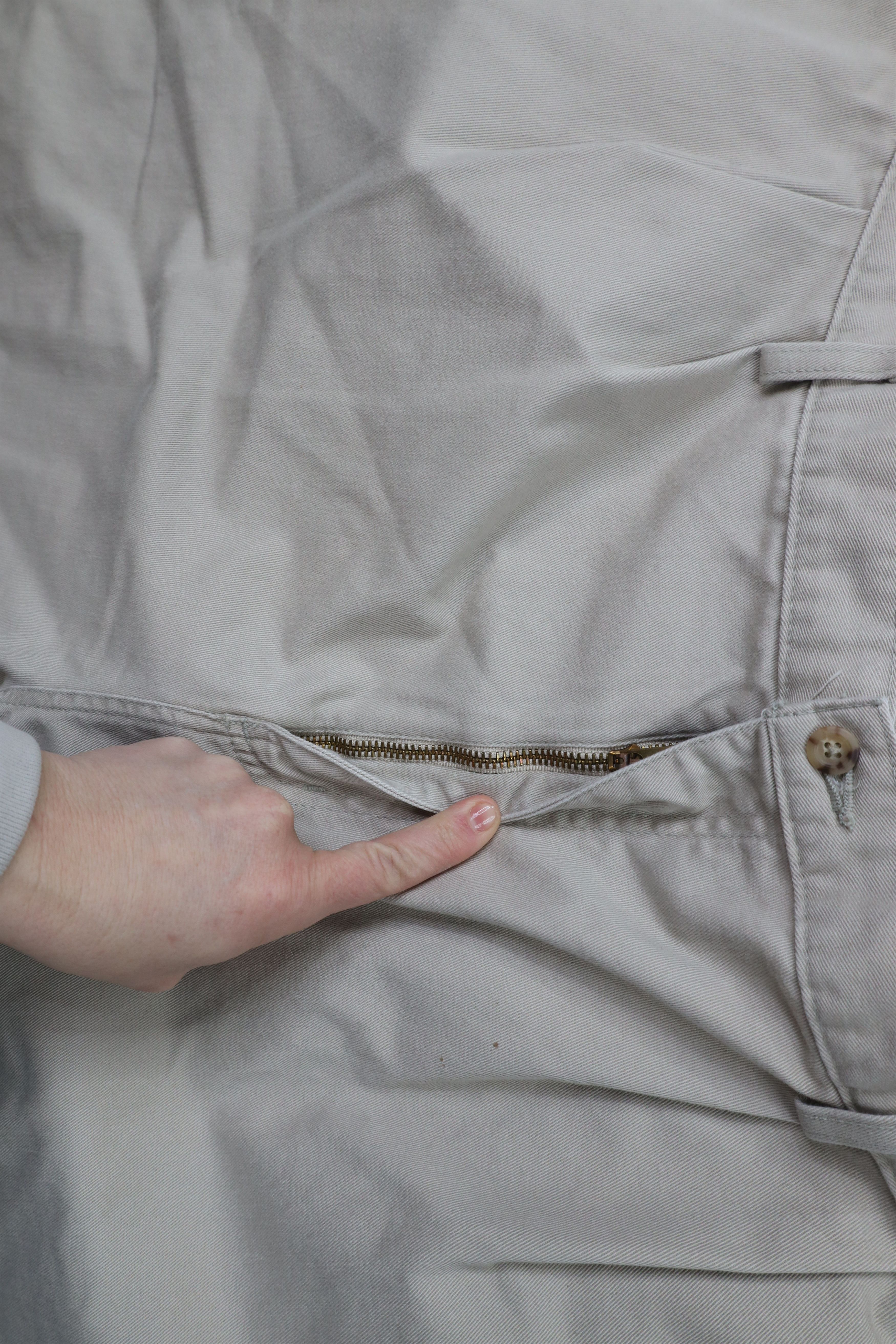 Carhartt × Vintage Vintage Y2K 2000 Carhartt Wide Leg Chino Pants Cotton Stone Size US 40 / EU 56 - 7 Thumbnail