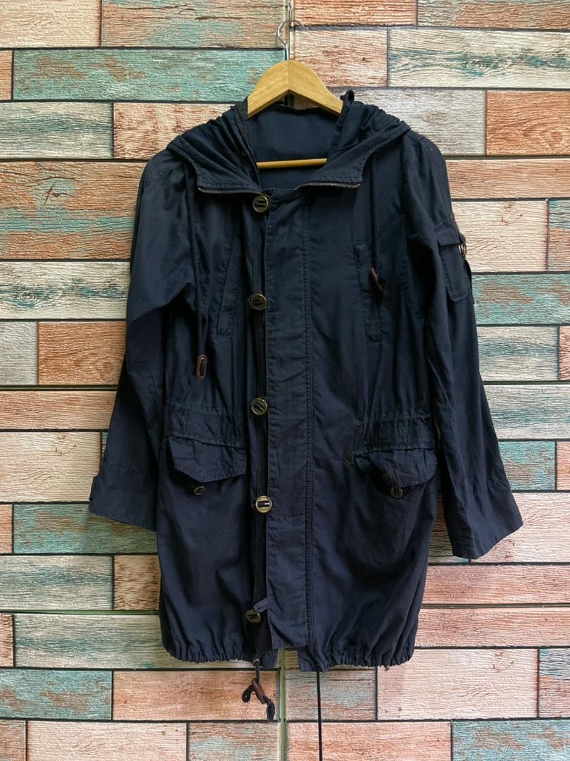 Vintage H.MARKET Japan Military Style Hooded Parka Jacket