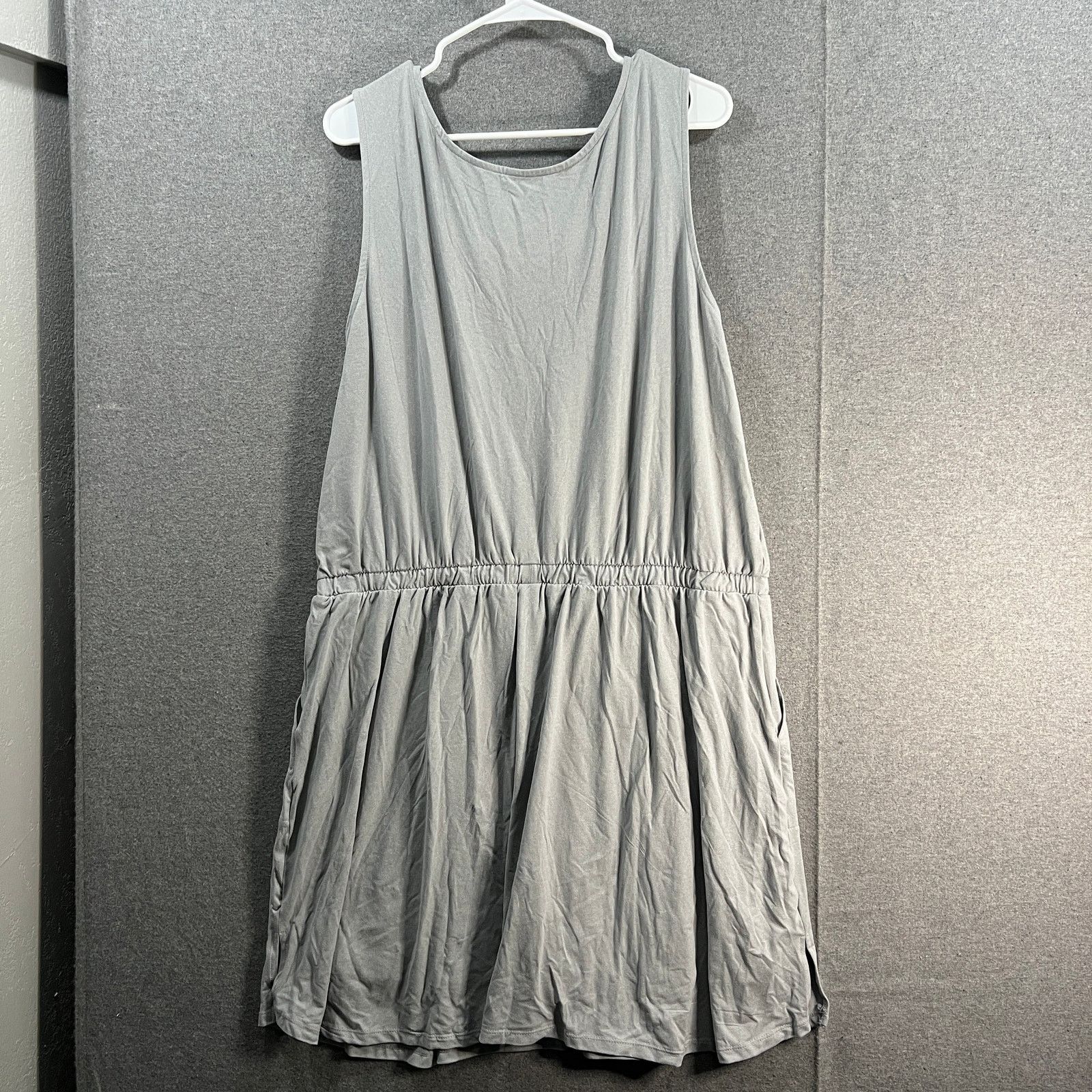 Other Cuddl Duds Flexwear Romper Tank Dress Lt Grey Size XL / US 12-14 / IT 48-50 - 2 Thumbnail