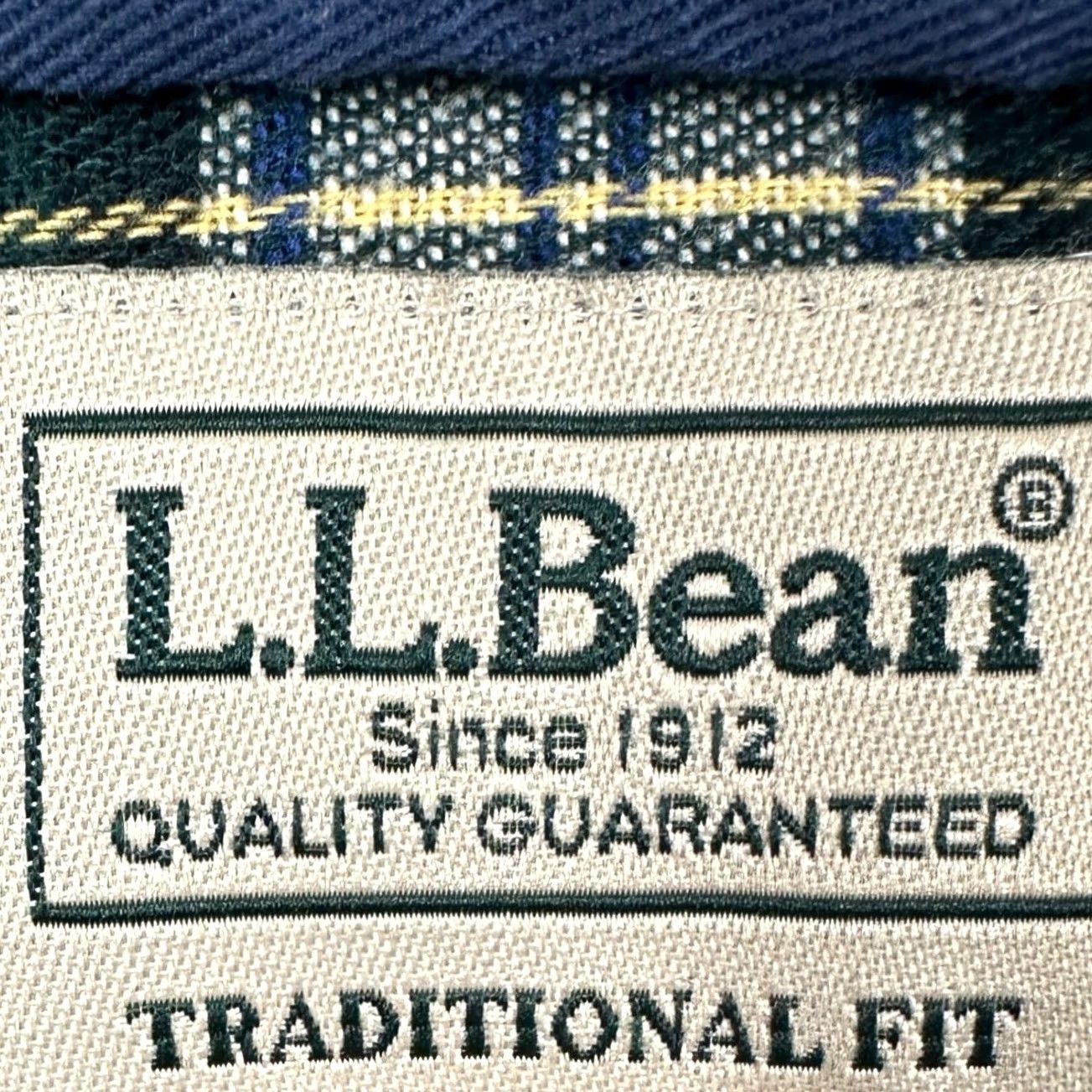 Vintage VINTAGE L.L. Bean Flannel Lined Shirt Shacket Men Large Blue Jacket Barncoat Long Sleeve Size US L / EU 52-54 / 3 - 5 Thumbnail