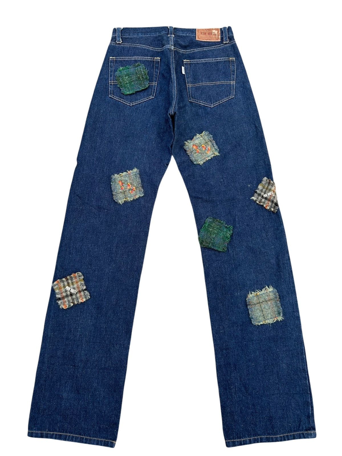 Kapital Japanese Brand Pink House Selvedge Denim Jeans Size US 30 / EU 46 - 2 Thumbnail