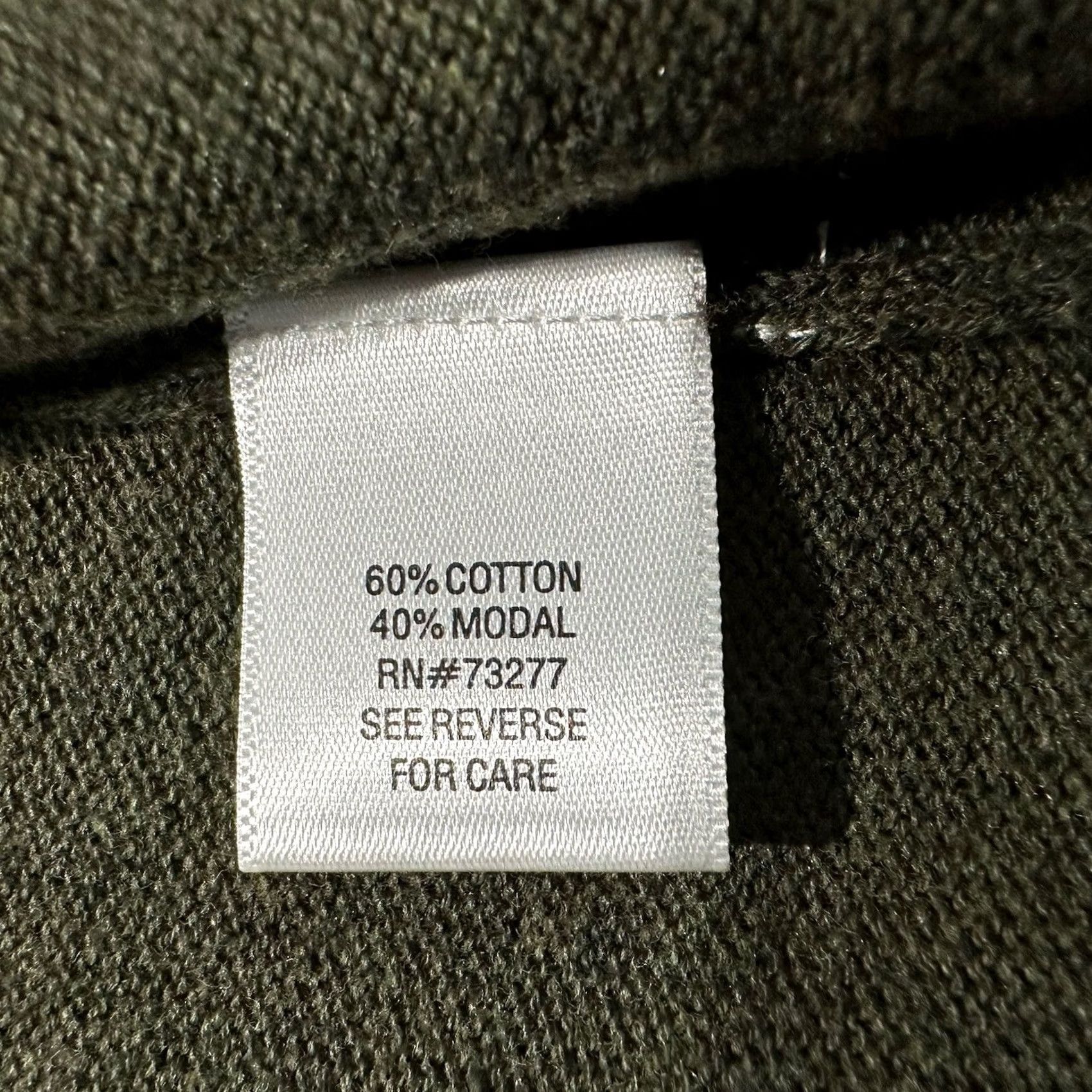 Croft & Barrow Croft Barrow Flyaway Cardigan Sweater Womens Small Olive Green Open Front Long Size S / US 4 / IT 40 - 4 Thumbnail