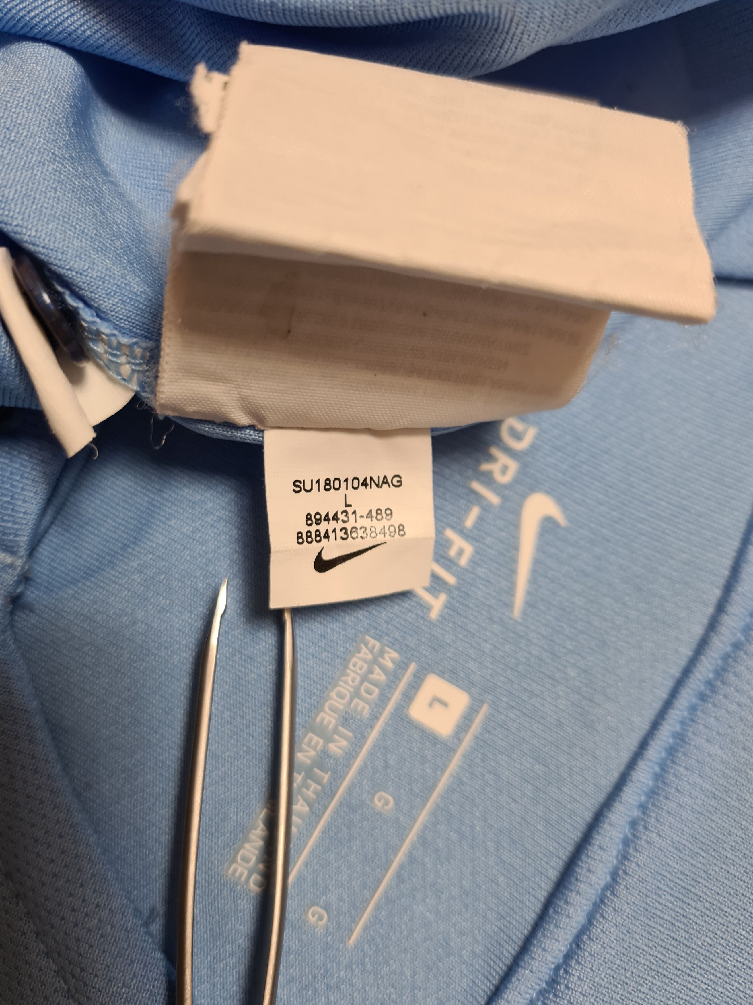 Nike MANCHESTER CITY 2018 2019 JESUS HOME FOOTBALL SOCCER JERSEY Size US L / EU 52-54 / 3 - 12 Thumbnail