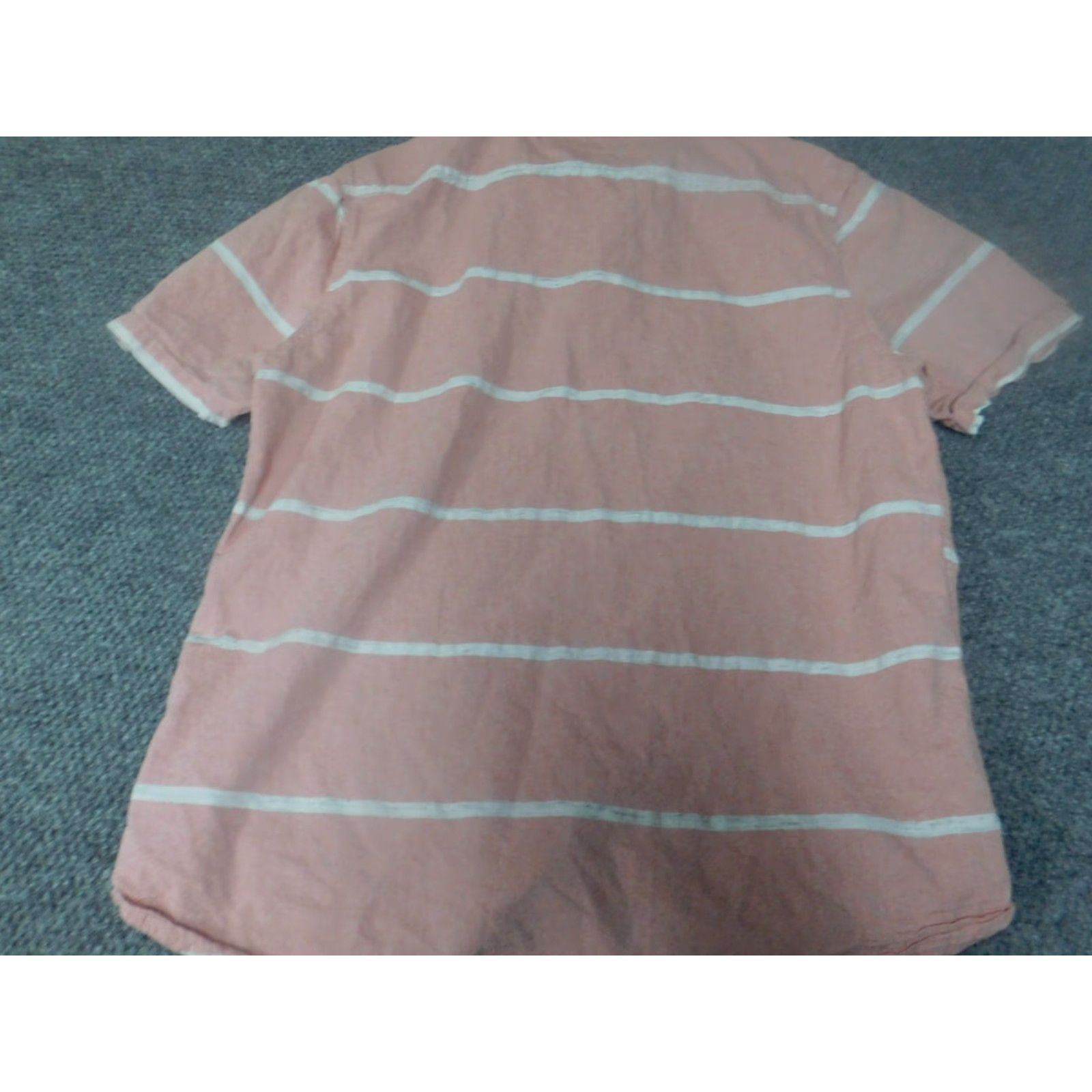 Quiksilver Quiksilver Shirt Mens XL Pink Lightweight Button-Down Short Sleeve Plaid Cotton Knit Size US XL / EU 56 / 4 - 7 Thumbnail