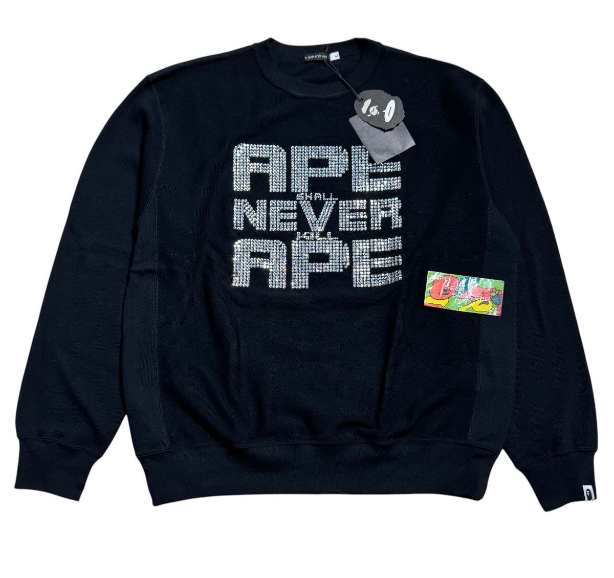 Bape BAPE Swarovski Crewneck Shirts Black Size US L / EU 52-54 / 3 - 1 Thumbnail