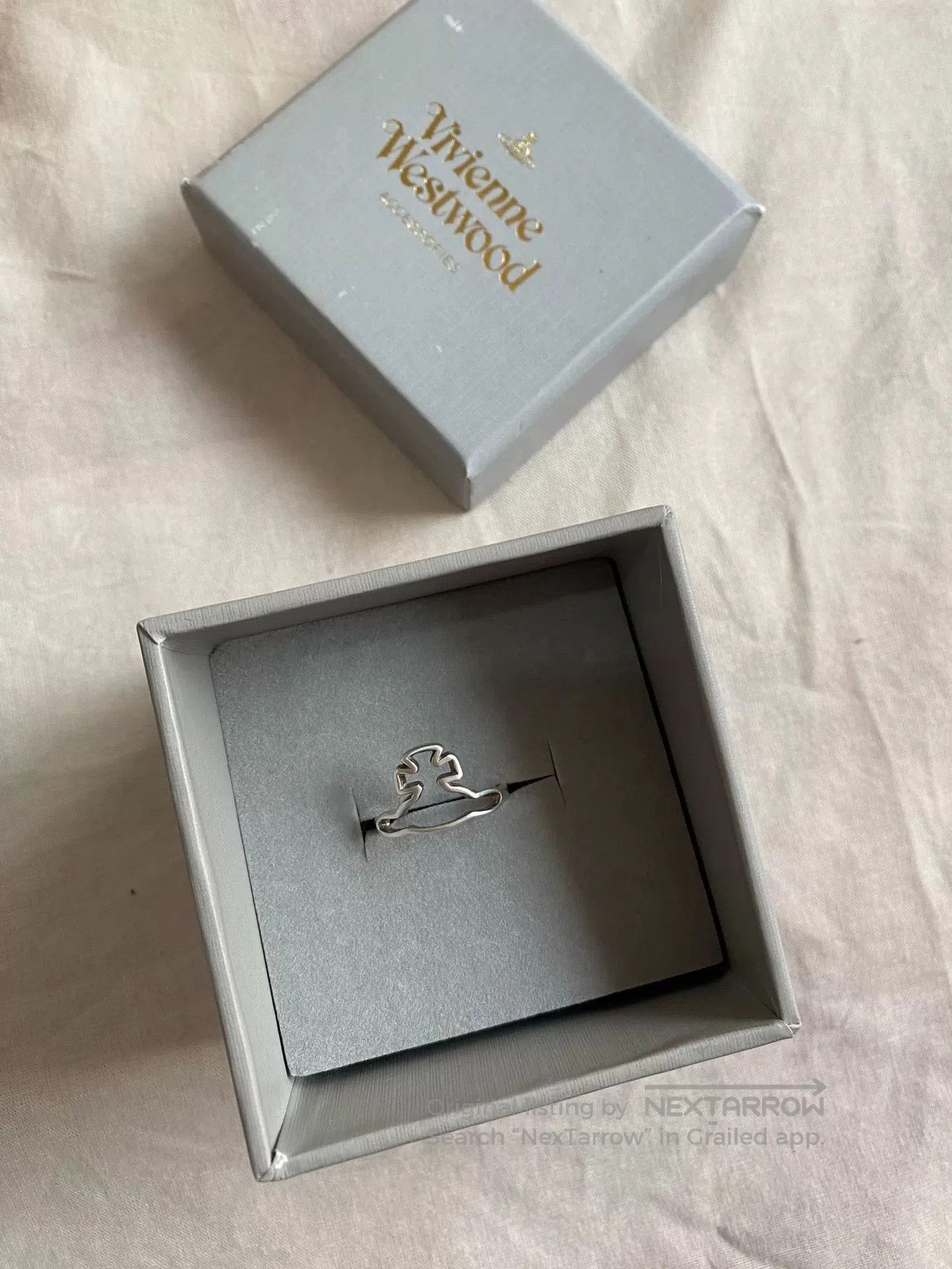 Vivienne Westwood Vivienne Westwood Vintage 925 Silver Saturn Ring. Size ONE SIZE - 1 Thumbnail