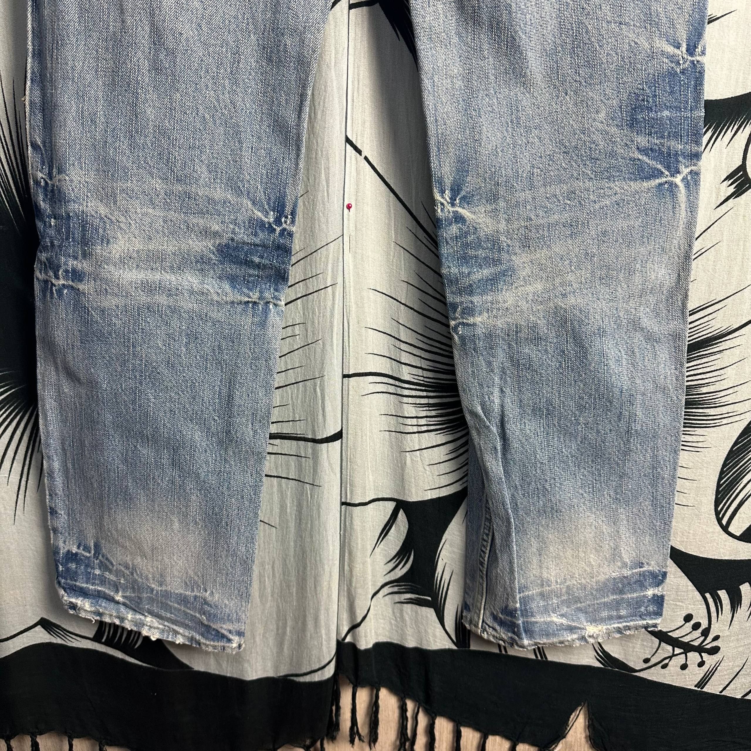 PPFM 2000s PPFM Punk Distressed Denim Pant Size US 32 / EU 48 - 13 Thumbnail