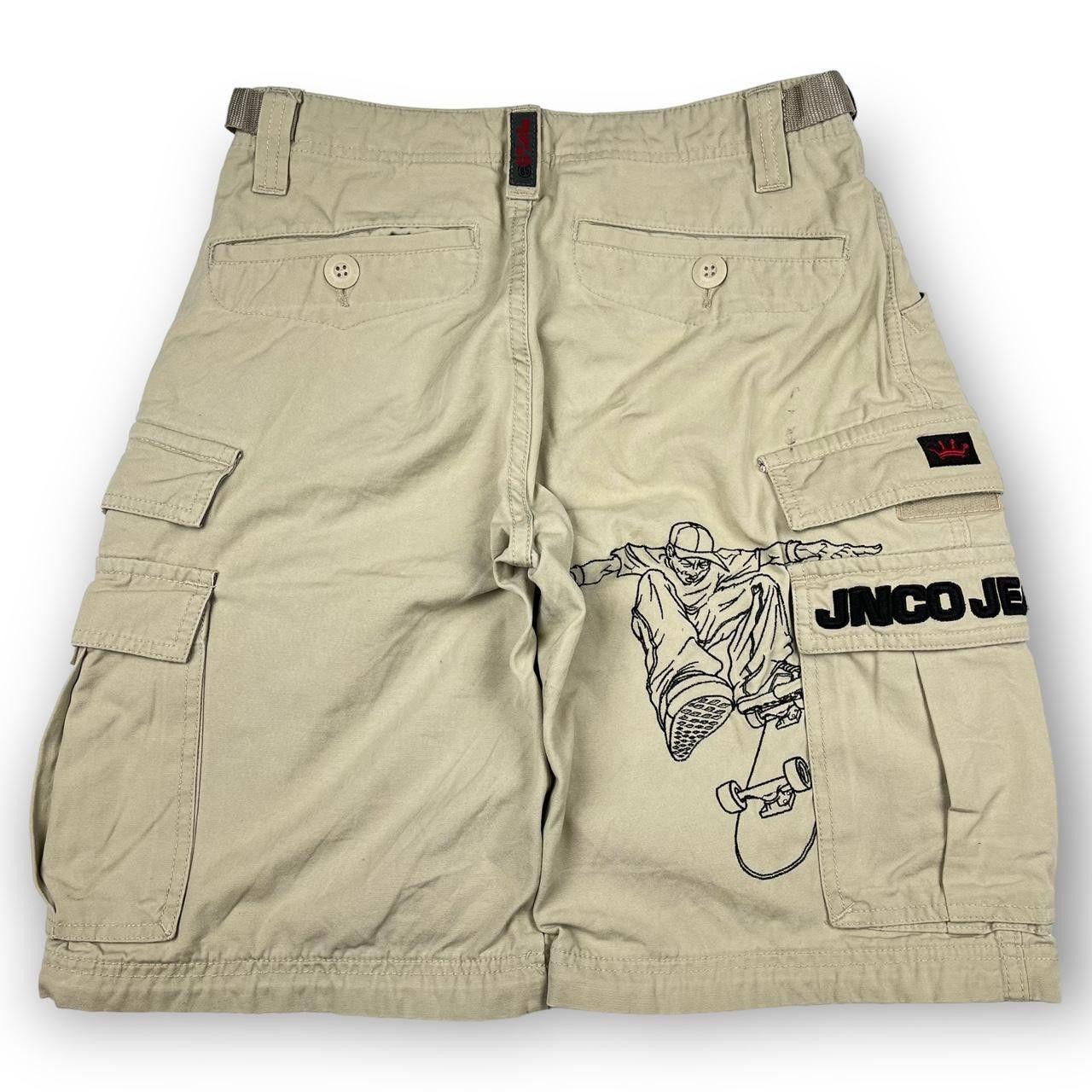 JNCO JNCO Men's Tan and Cream Shorts Size US 29 - 1 Thumbnail