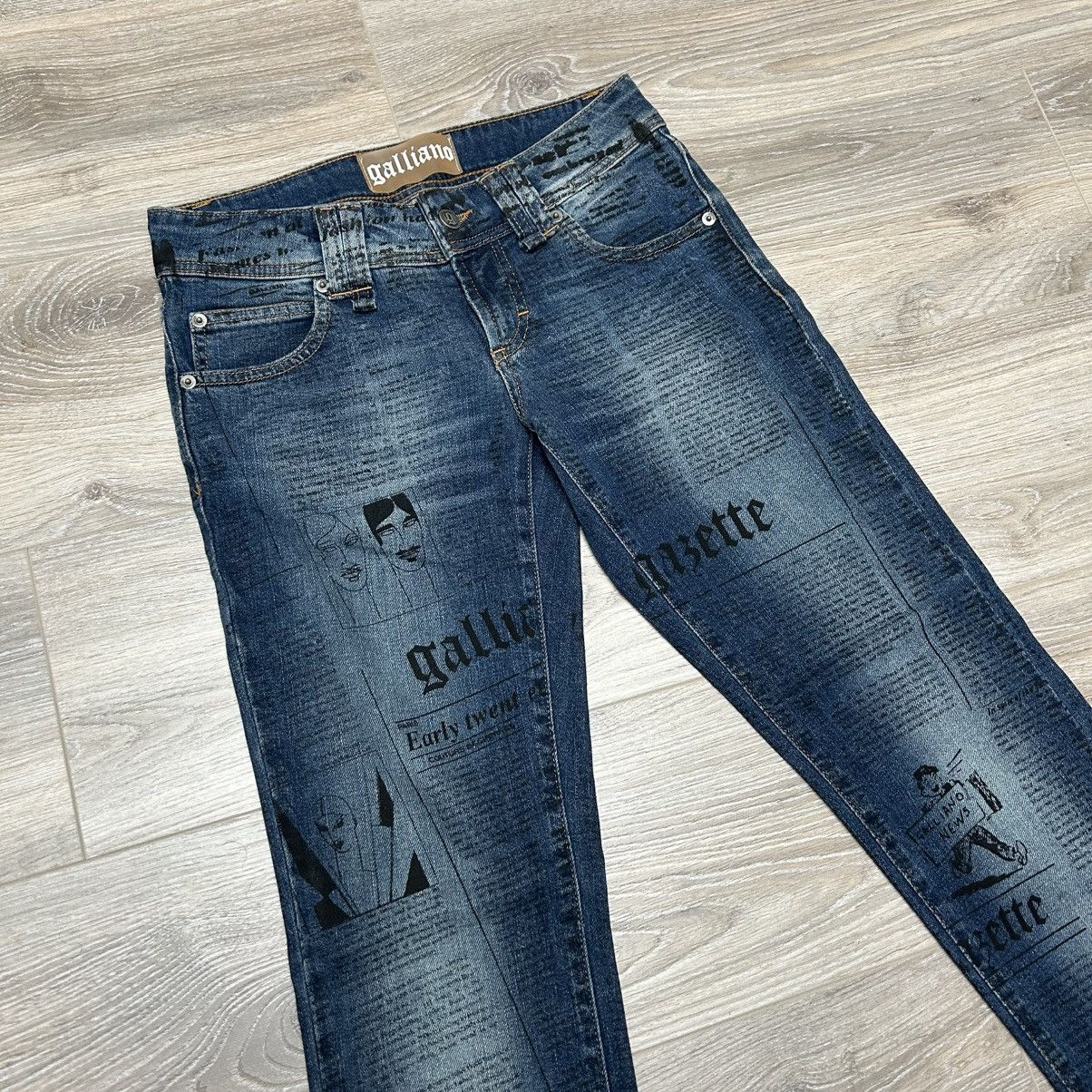 John Galliano John Galliano Gazette jeans Vintage Size 25" / US 0 / IT 36 - 1 Thumbnail