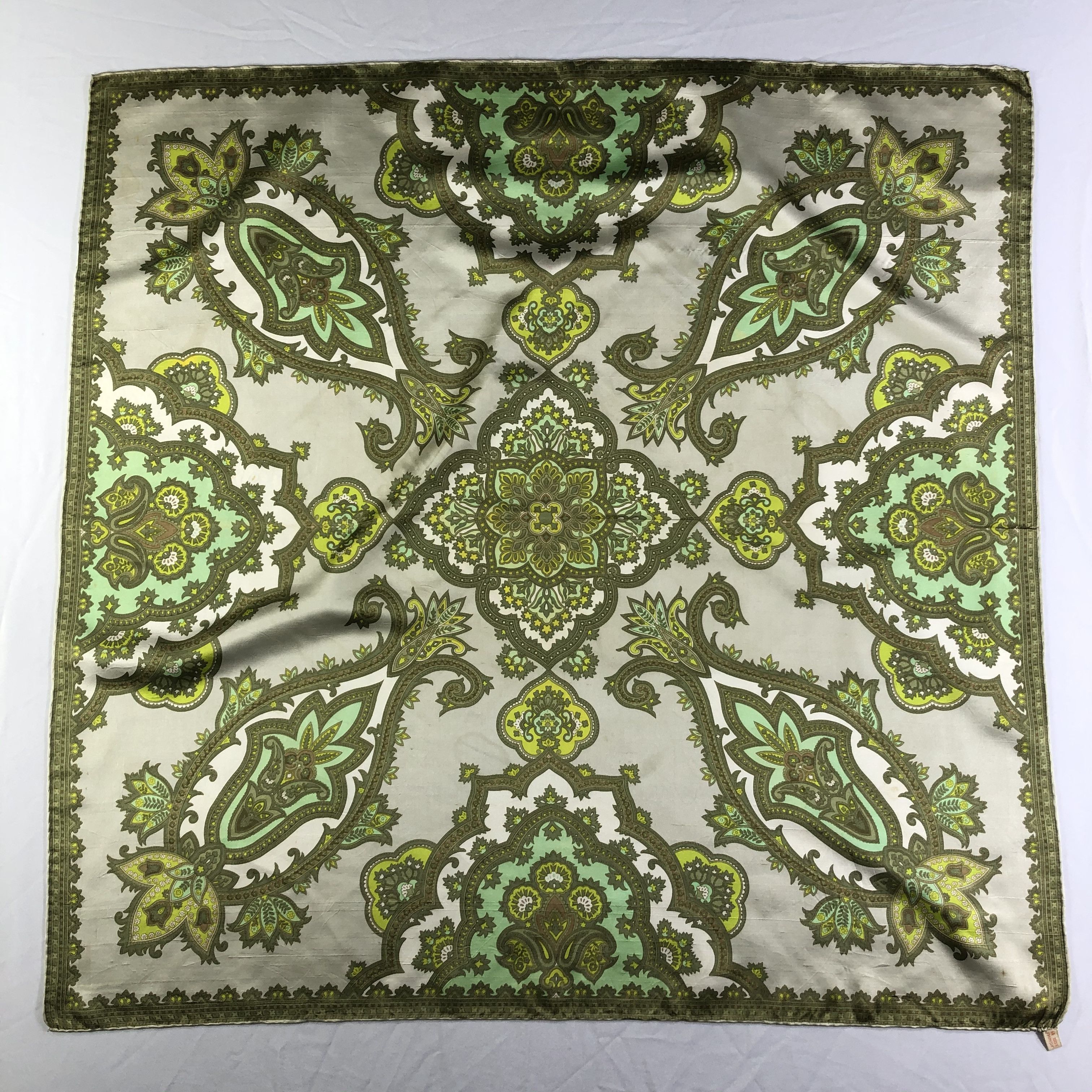 Vintage Vintage Silk Scarf Size ONE SIZE - 2 Thumbnail