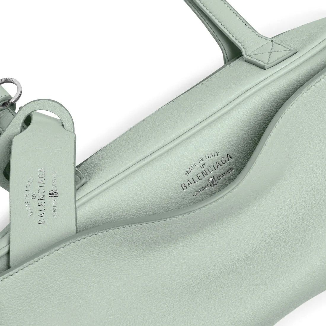 Balenciaga o1bcso1str0426 Size: OS / Carrie Small Bowling Bag in Green Size ONE SIZE - 5 Thumbnail