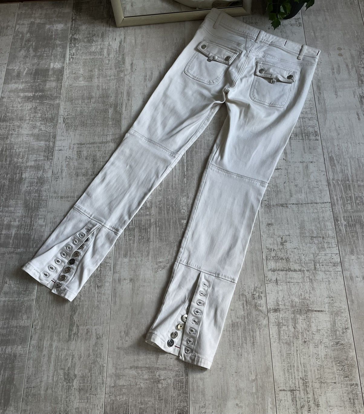 Marithe + Francois Girbaud Marithe Francois Girbaud Biker Denim Jeans Clasp Lighter Vtg Size 28" / US 6 / IT 42 - 2 Thumbnail