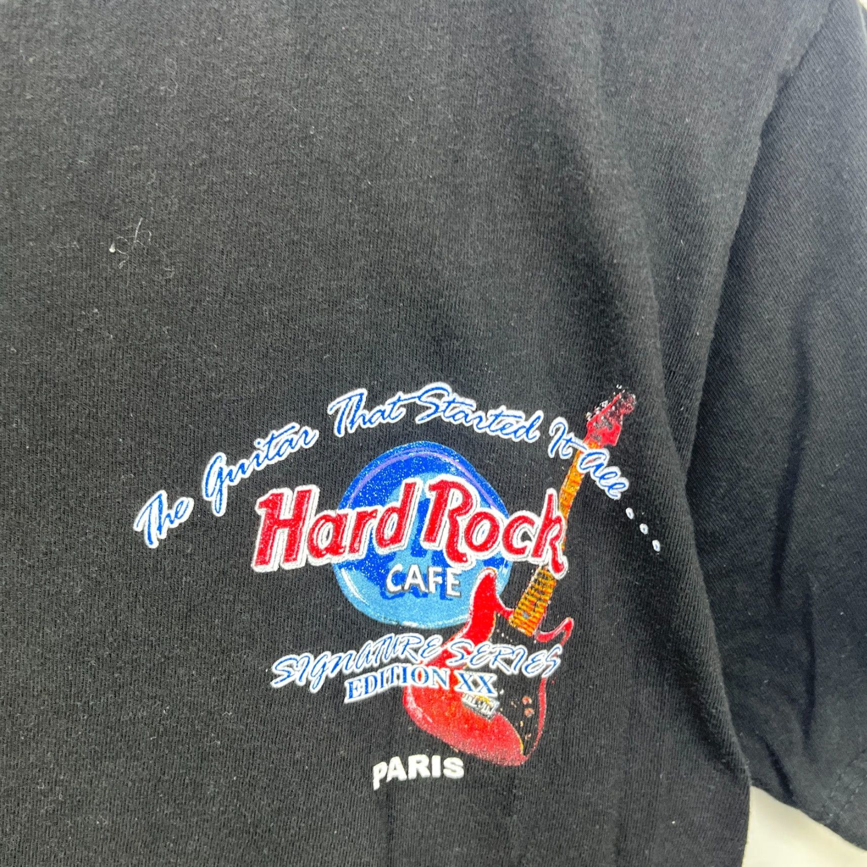Hard Rock Cafe Vintage Hard Rock Cafe Eric Clapton Guitar T-Shirt Paris France Small Size US S / EU 44-46 / 1 - 4 Thumbnail