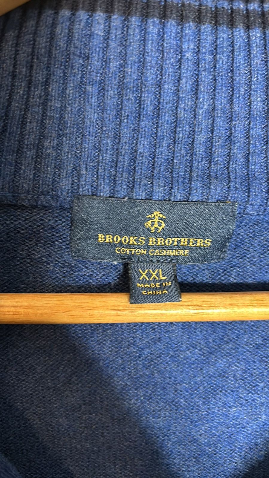 Brooks Brothers Brooks Brothers Cotton Cashmere Sweater Size US XXL / EU 58 / 5 - 2 Thumbnail