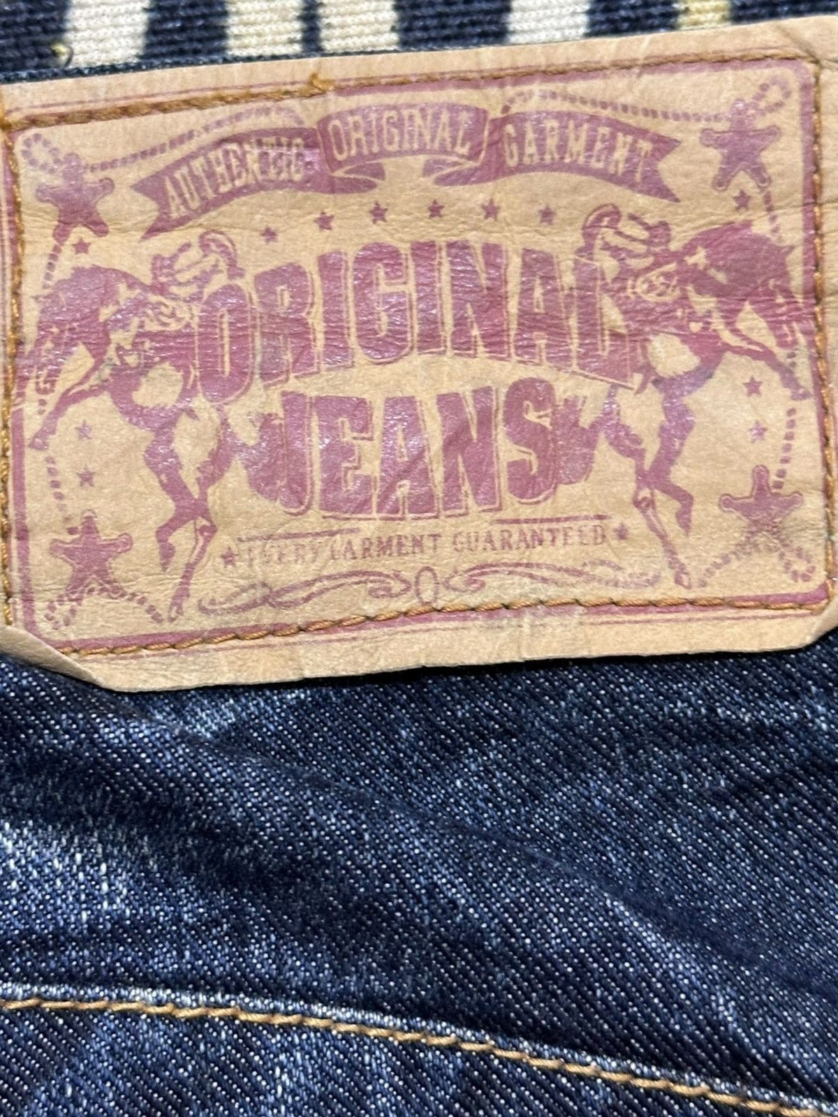 Dr. Collectors Vintage Japanese Brand Flare Comb Grunge Distressed Denim Size US 34 / EU 50 - 9 Thumbnail