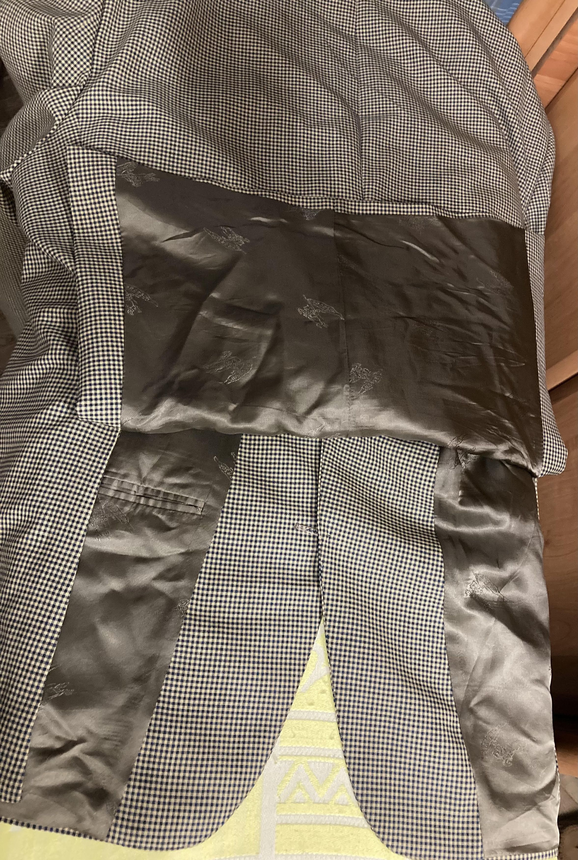 Burberry × Burberry Prorsum × Vintage Vintage Burberry Prorsum Checked Classic Blazer Size US XL / EU 56 / 4 - 9 Thumbnail