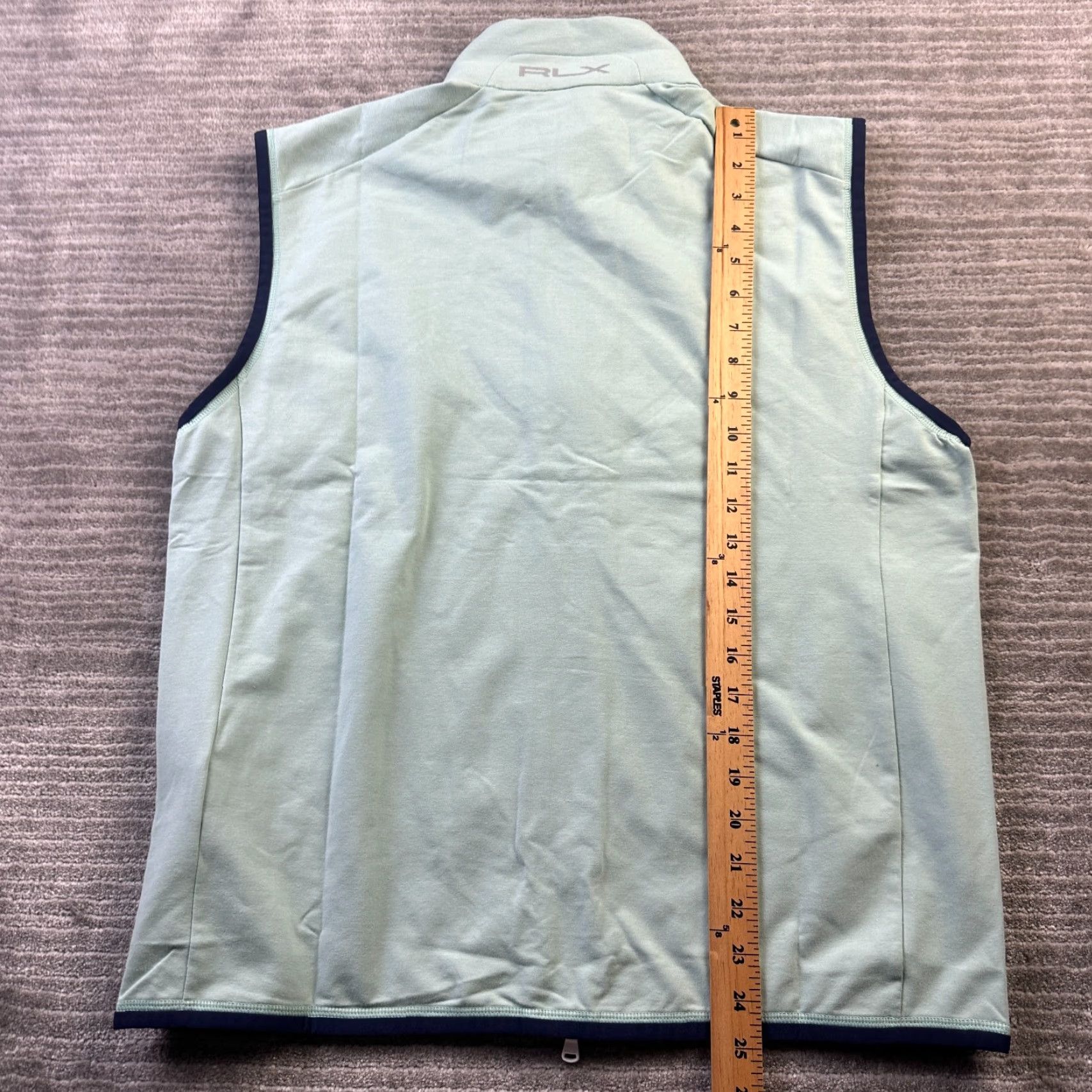 Ralph Lauren Ralph Lauren RLX Vest Mens Medium Blue Golf Full Zip Wicking Stretch Size US M / EU 48-50 / 2 - 7 Thumbnail