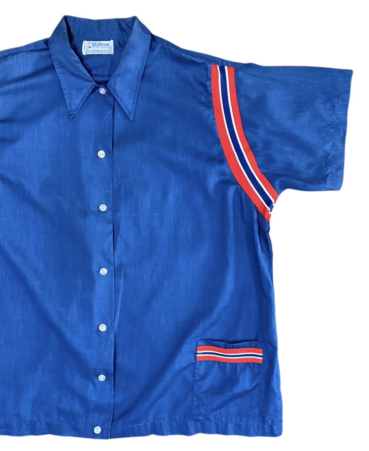 Vintage Vintage HILTON Bowling Shirt Made In Usa Size US XL / EU 56 / 4 - 2 Thumbnail