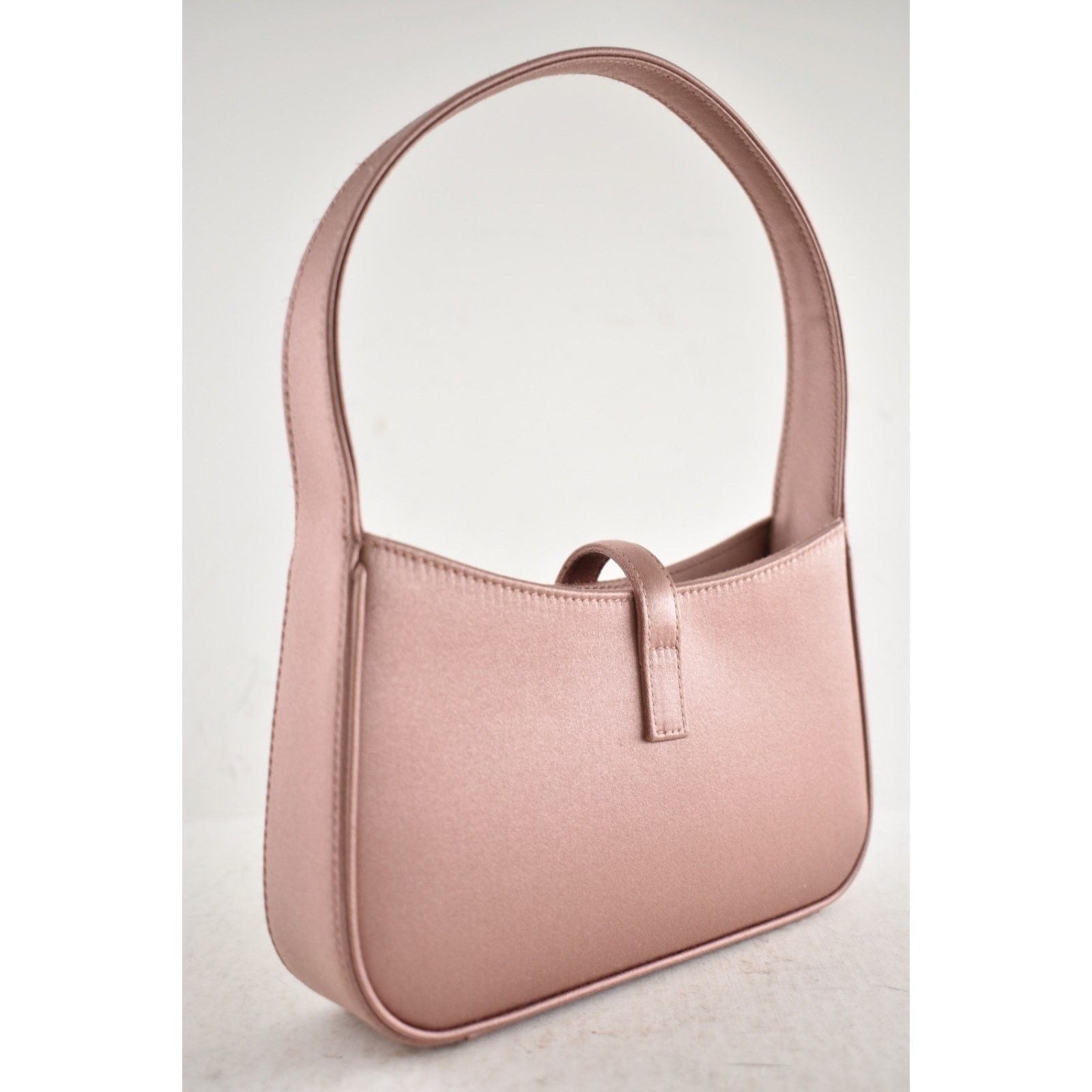 Yves Saint Laurent Saint Laurent Mini Le 5 A 7 Hobo Dragee Pink Satin Gold YSL Size ONE SIZE - 12 Thumbnail