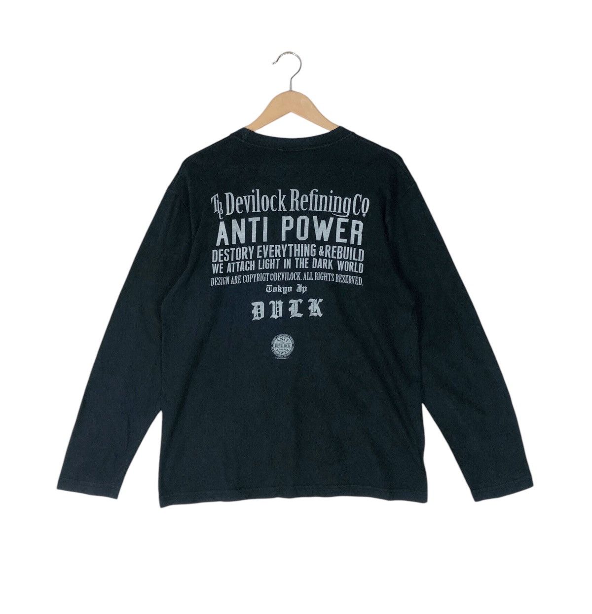 Devilock × Hysteric Glamour × Japanese Brand Devilock Anti Power Longsleeve T shirt Size US M / EU 48-50 / 2 - 2 Thumbnail