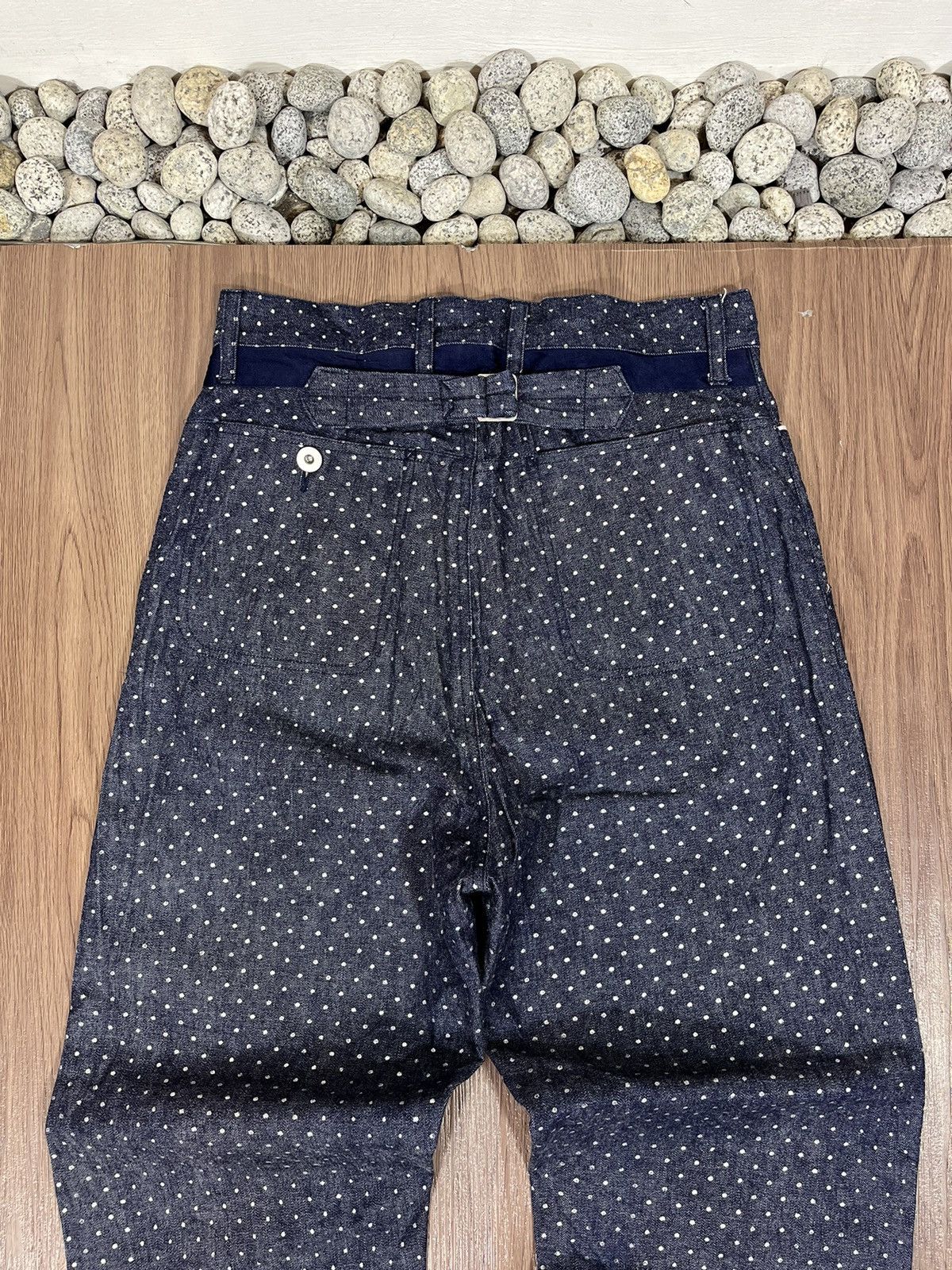 Designer × Japanese Brand Ichilu Design Labo Japan Polkadot Buckleback Pants Size US 29 - 4 Thumbnail
