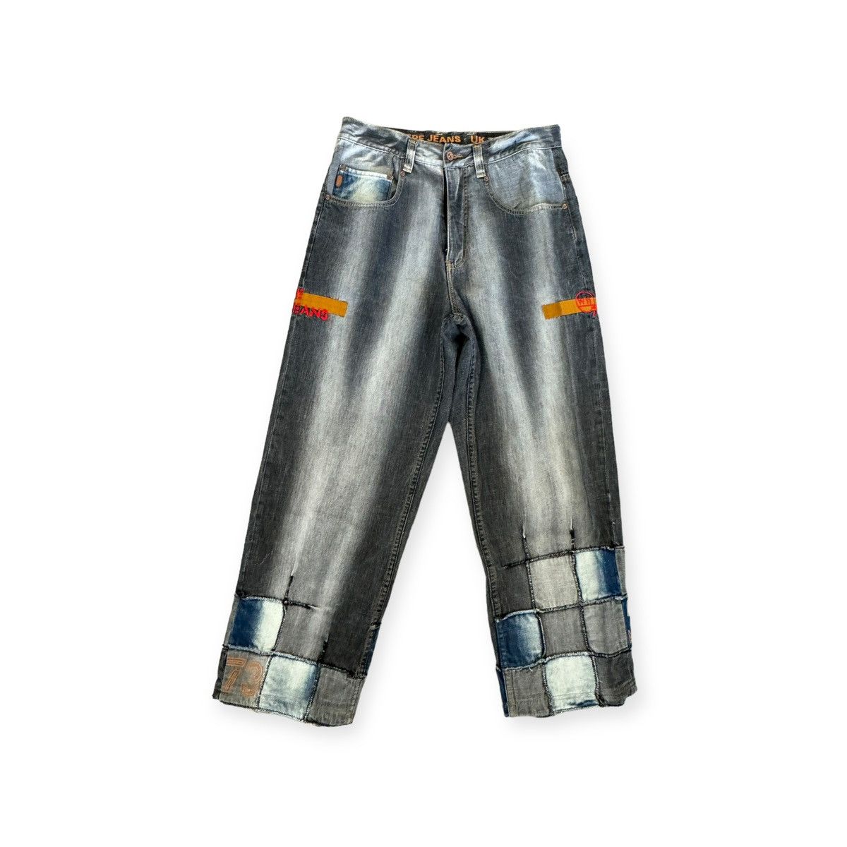Pepe Jeans × Vintage Rare distressed patchwork amazing up jeans Size US 32 / EU 48 - 4 Thumbnail
