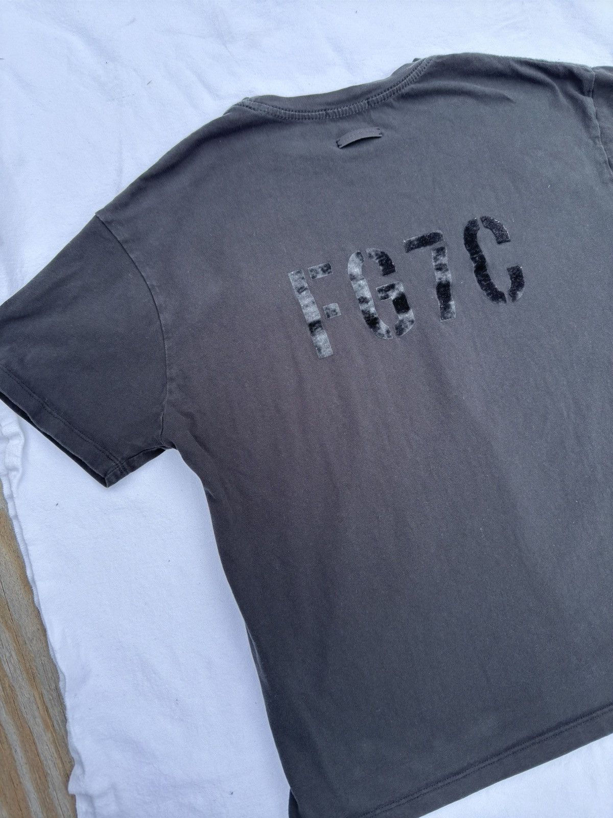 Fear of God × Vintage Fear of God FG7C Grey and black vintage military tee Size US L / EU 52-54 / 3 - 1 Thumbnail