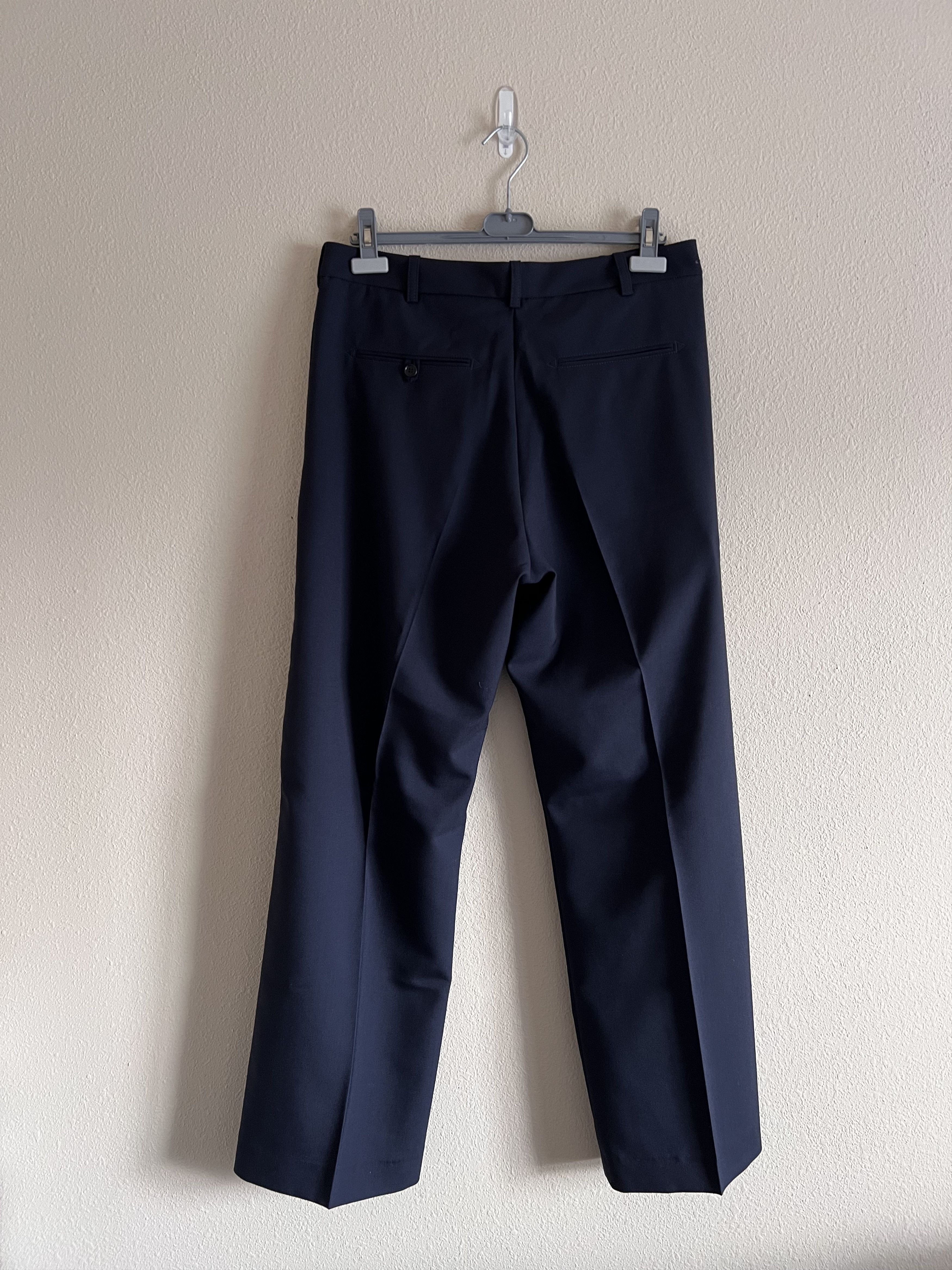 Marni Marni Tropical Wool Pleated Pants in Navy Size US 34 / EU 50 - 5 Thumbnail