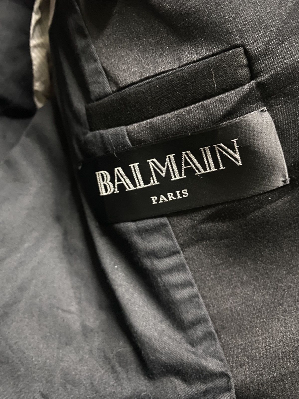 Balmain × Designer Balmain Paris Coat Blazer Jacket Size M / US 6-8 / IT 42-44 - 14 Thumbnail