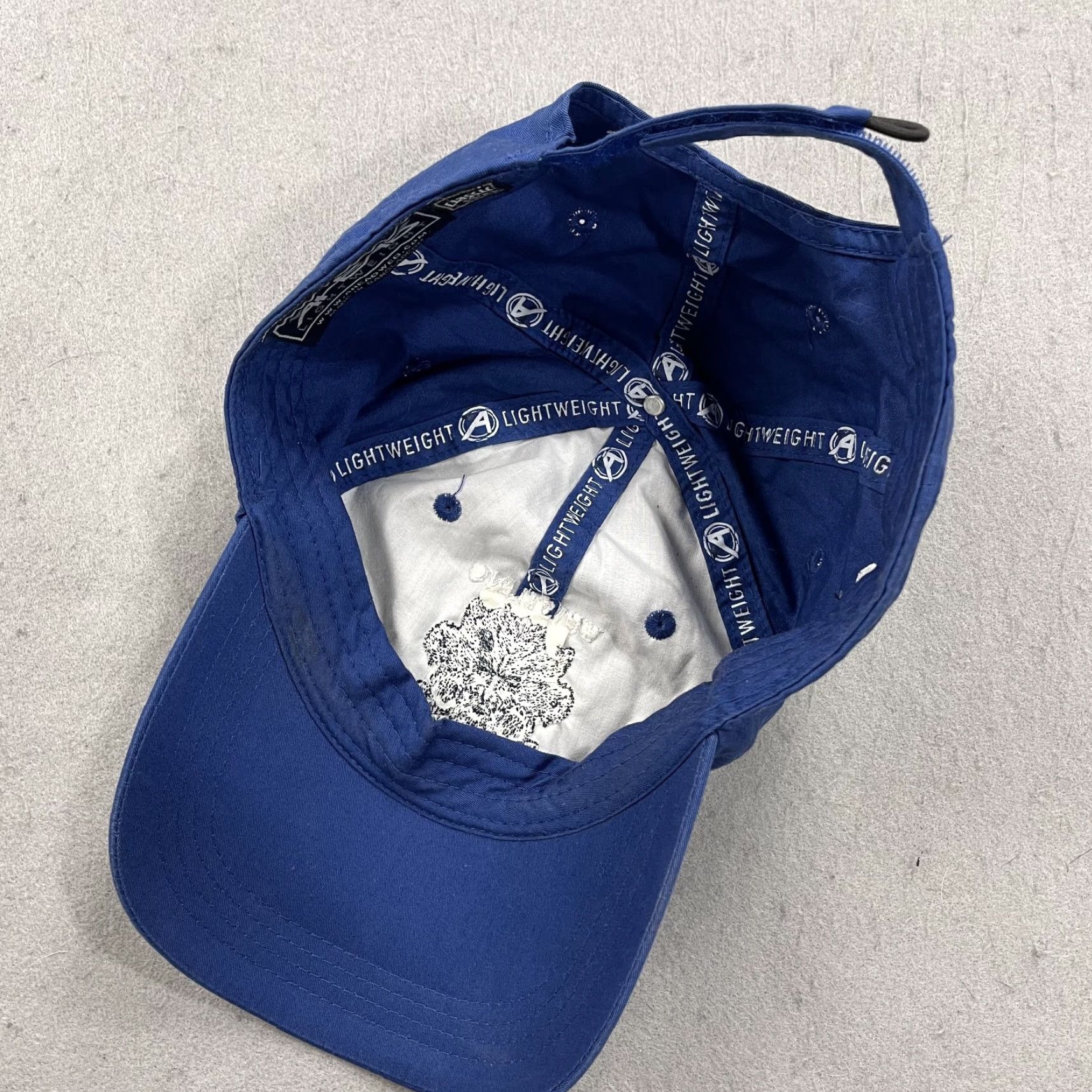 Vintage Ahead Golf Hat Adult One Size Blue Classic Strapped Adjustable Cotton Men’s Cap Size ONE SIZE - 4 Thumbnail