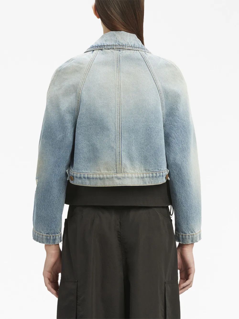 Palm Angels o1y1125 Denim Jacket in Light Blue Size M / US 6-8 / IT 42-44 - 5 Thumbnail