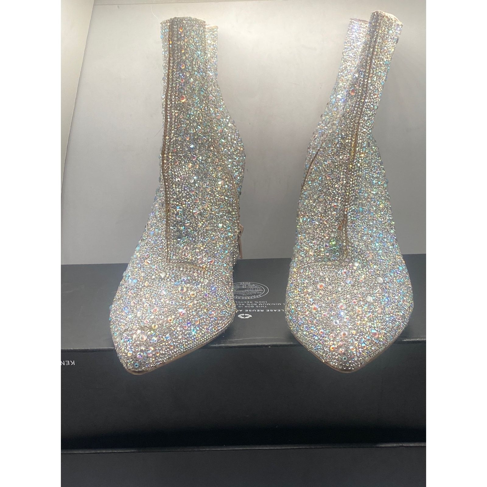 Betsey Johnson Betsy Johnson Cady Rhinestone Booties SB-CADY 11M Size US 11 / IT 41 - 2 Thumbnail