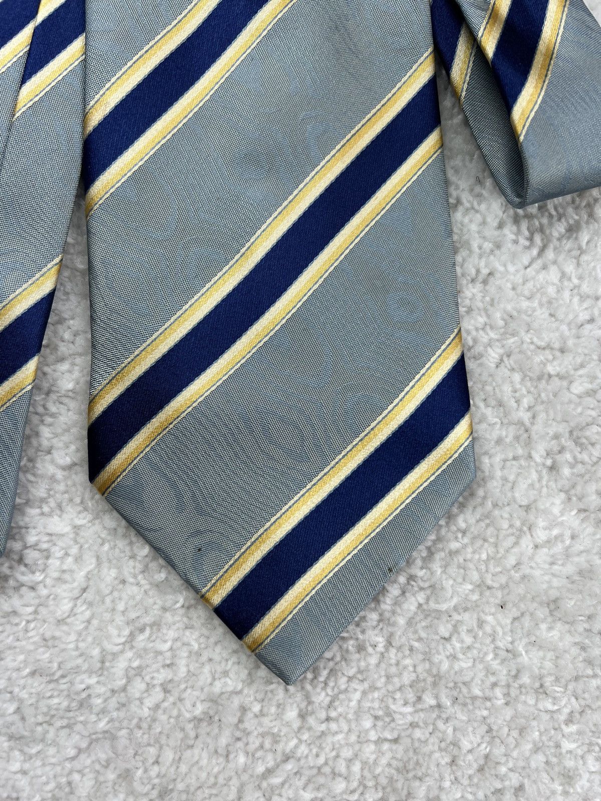 Etro Vintage Etro Italy Silk Geometric Blue Luxury Tie Size ONE SIZE - 2 Thumbnail