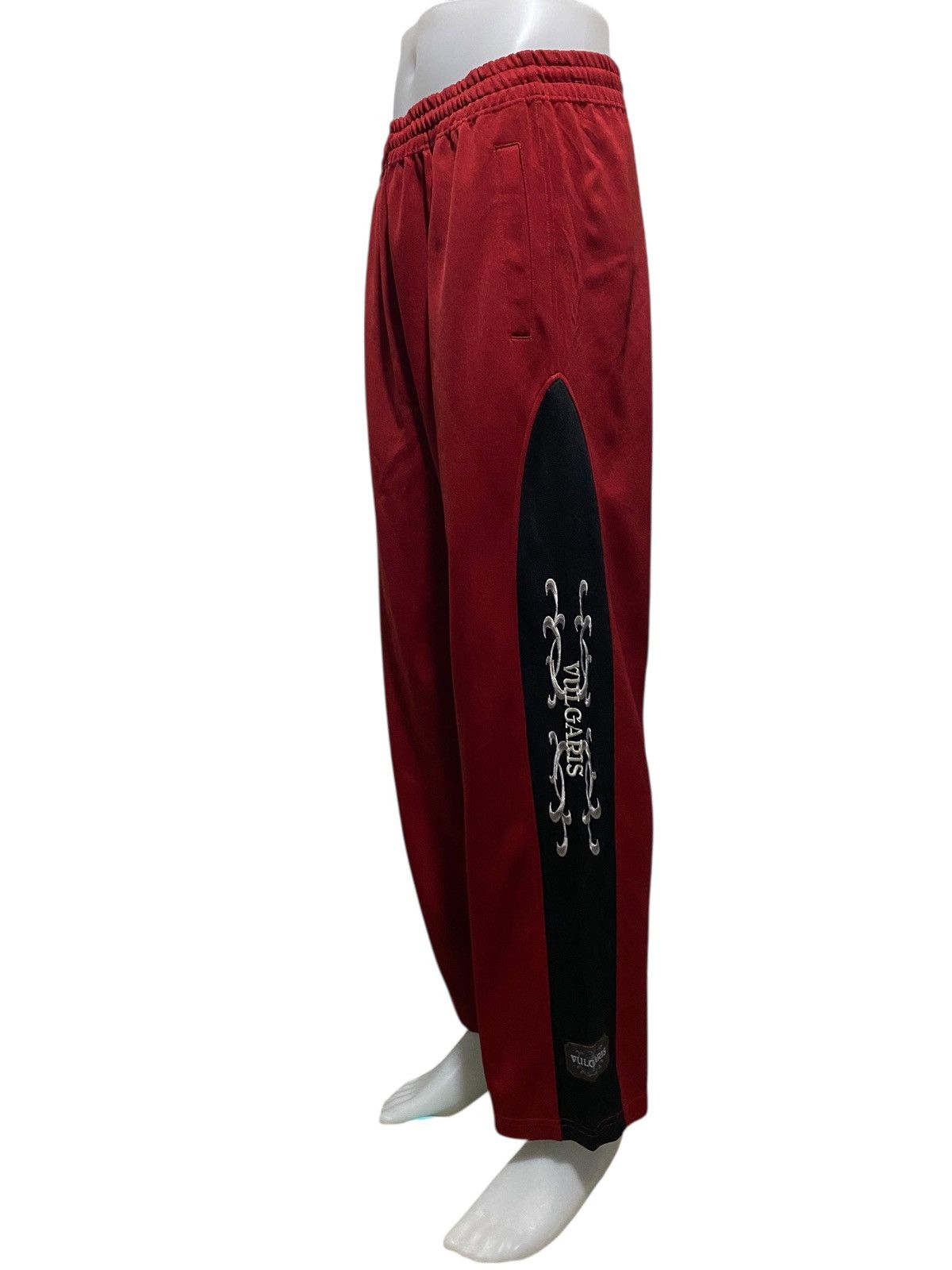 Japanese Brand Vintage Vulgaris tribal embroidery baggy trackpants Size US 32 / EU 48 - 3 Thumbnail