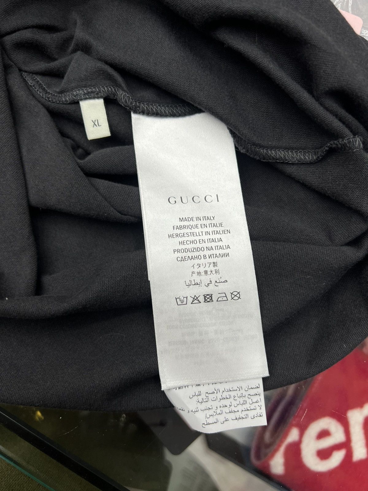 Gucci Gucci Metal Black Tee Size US XL / EU 56 / 4 - 7 Thumbnail