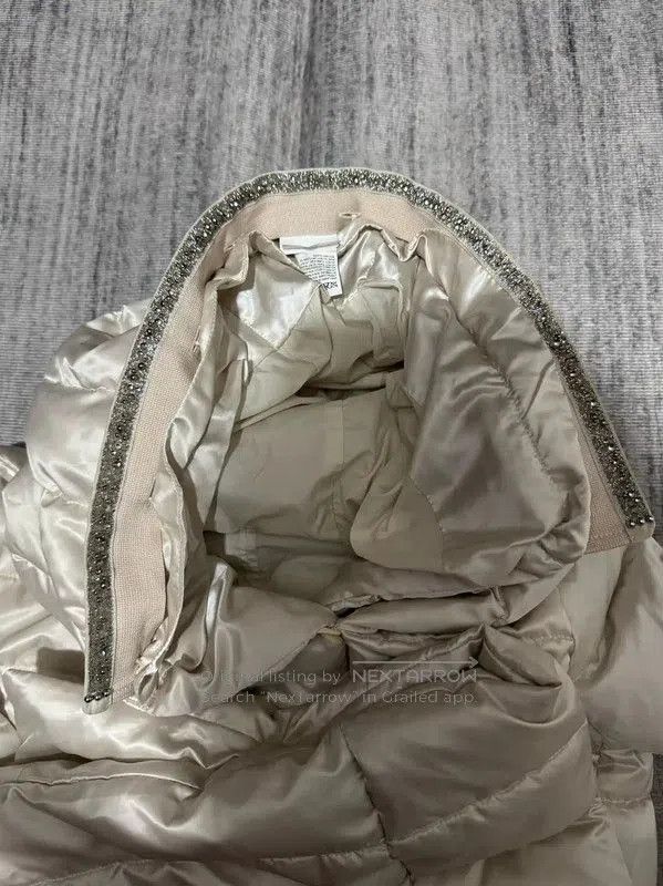 Max Mara MaxMara Silver Long Padded Coat . Size M / US 6-8 / IT 42-44 - 8 Thumbnail