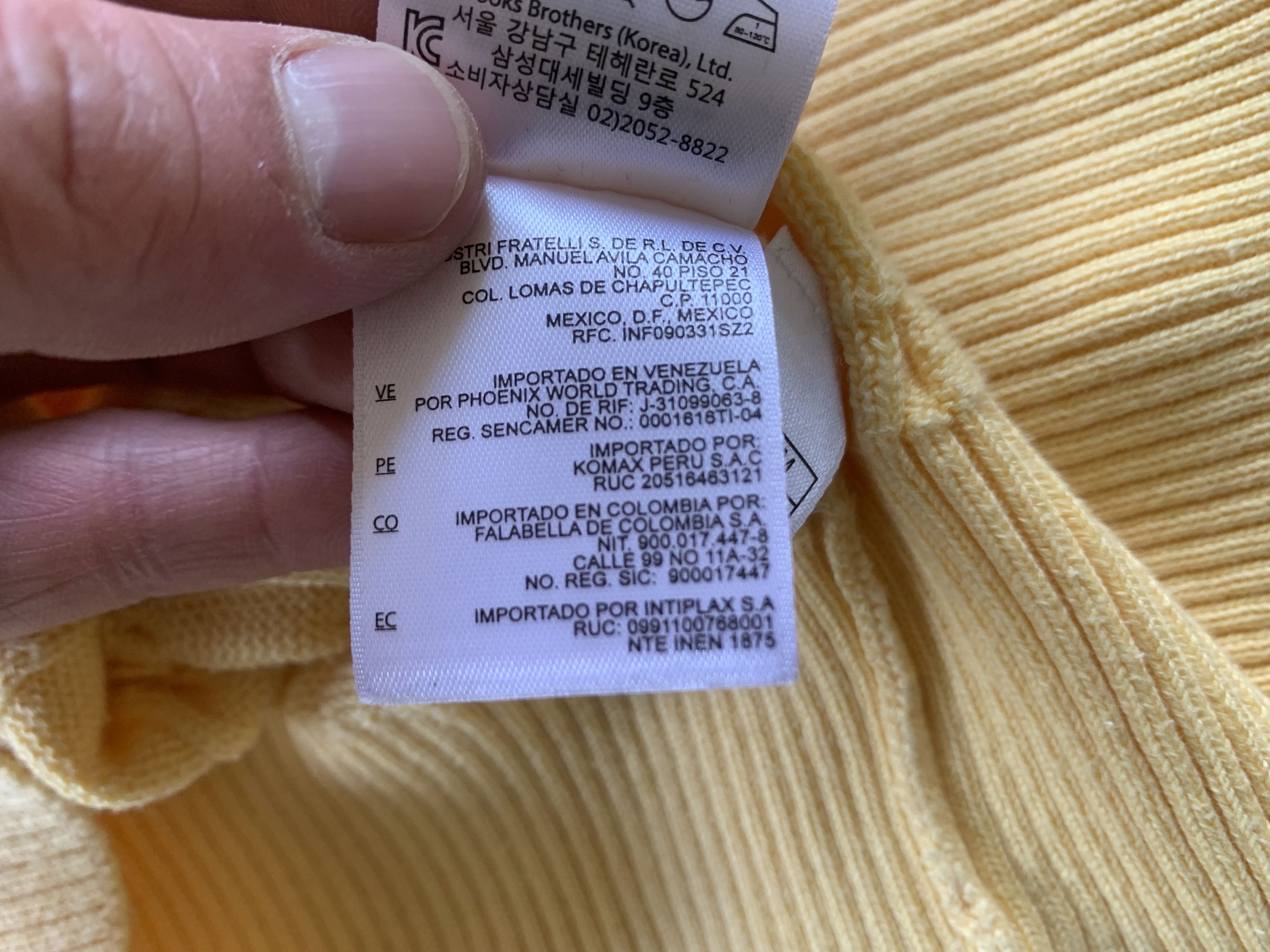 Brooks Brothers Brooks Brothers Cable-Knit Crew Neck Yellow Cotton Sweater Size US M / EU 48-50 / 2 - 10 Thumbnail
