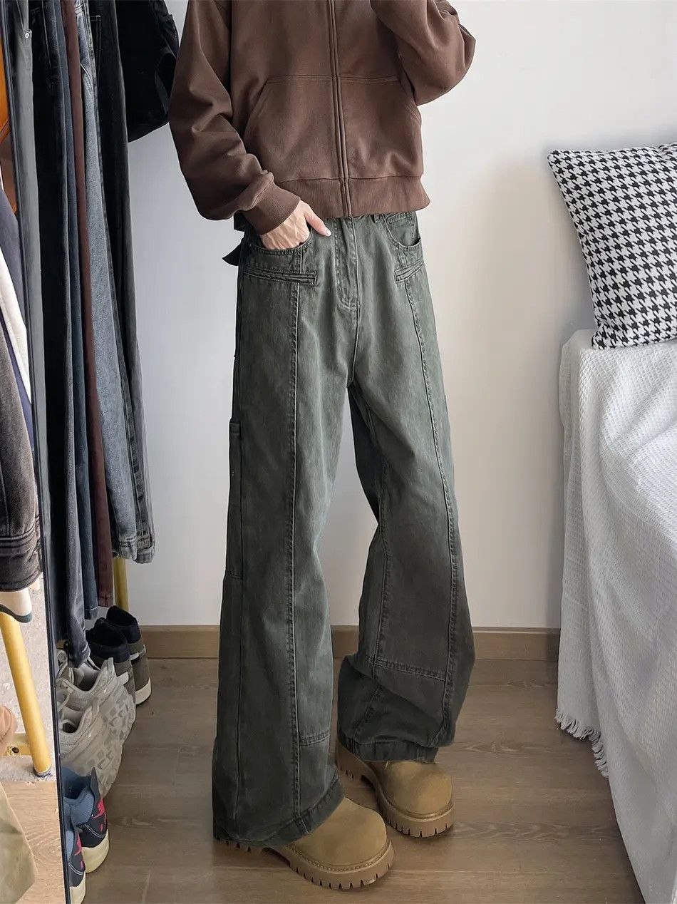 Japanese Brand Retro loose high street casual jeans Size US 32 / EU 48 - 1 Thumbnail