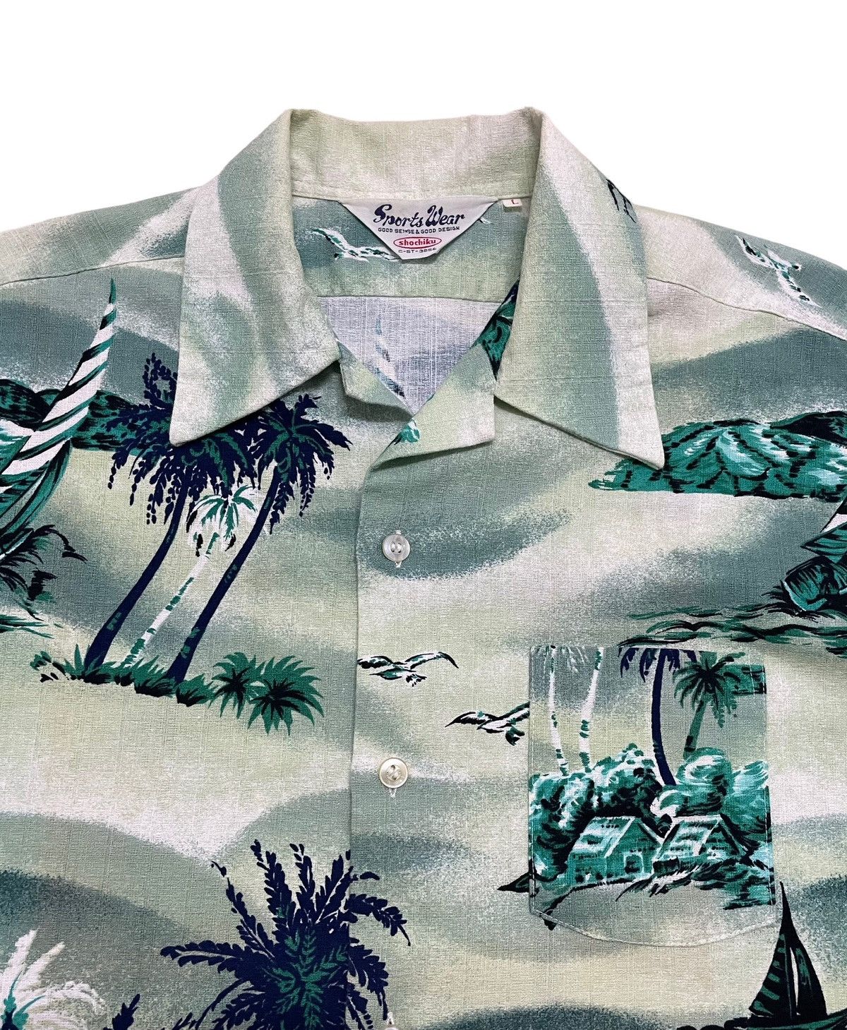 Vintage Vintage 60s 70s Shochiku Hawaii Shirt (Rare Japanese) Size US L / EU 52-54 / 3 - 3 Thumbnail