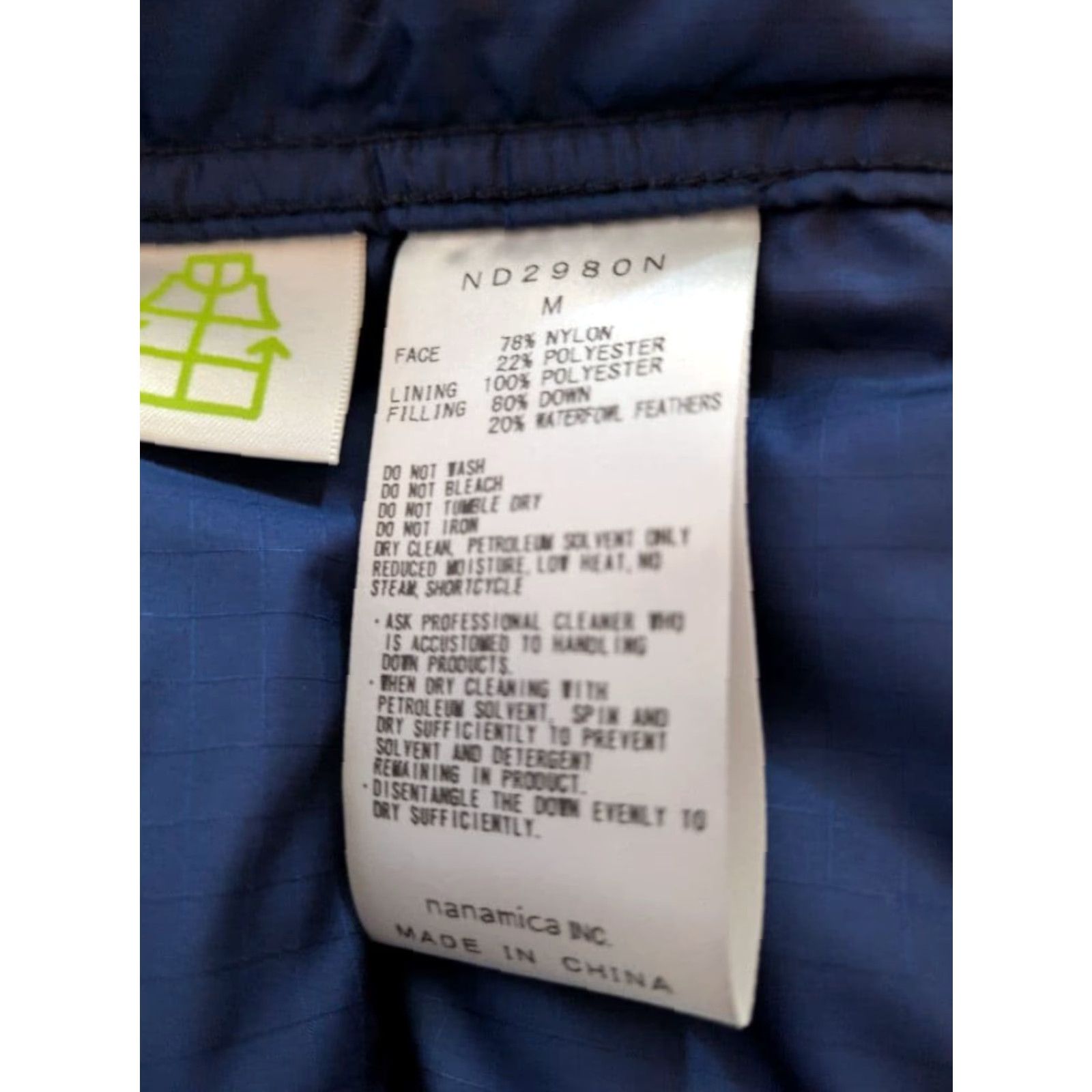 The North Face Purple Label VINTAGE The North Face Purple Label Ripstop Down Jacket ND2980N M Blue Men USED Size US M / EU 48-50 / 2 - 5 Thumbnail