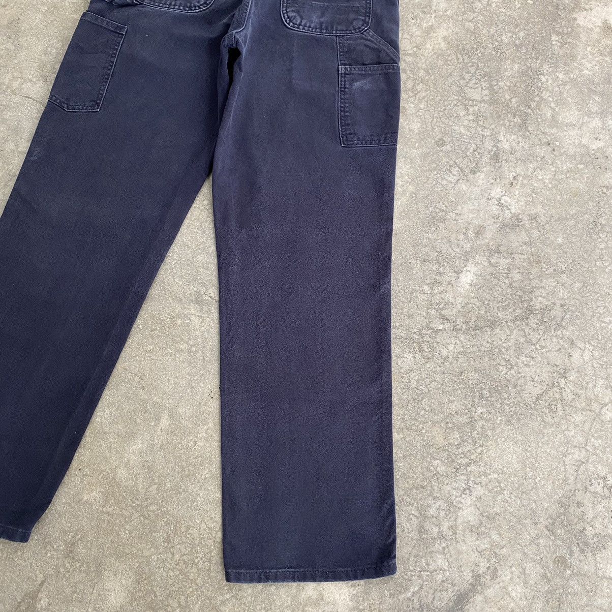 Carhartt Size 30x30.5 VTG Carhartt Midnight Blue Carpenter Work Pants Size US 30 / EU 46 - 15 Thumbnail