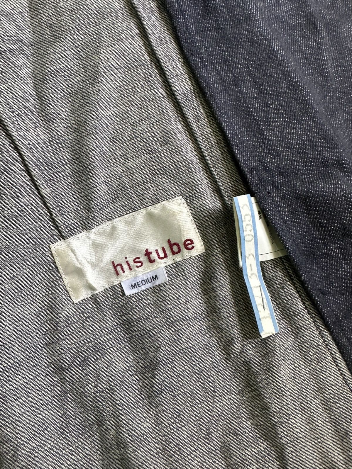 Designer × Japanese Brand Vintage Histube Indigo Style Men’s Coat Size US M / EU 48-50 / 2 - 5 Thumbnail