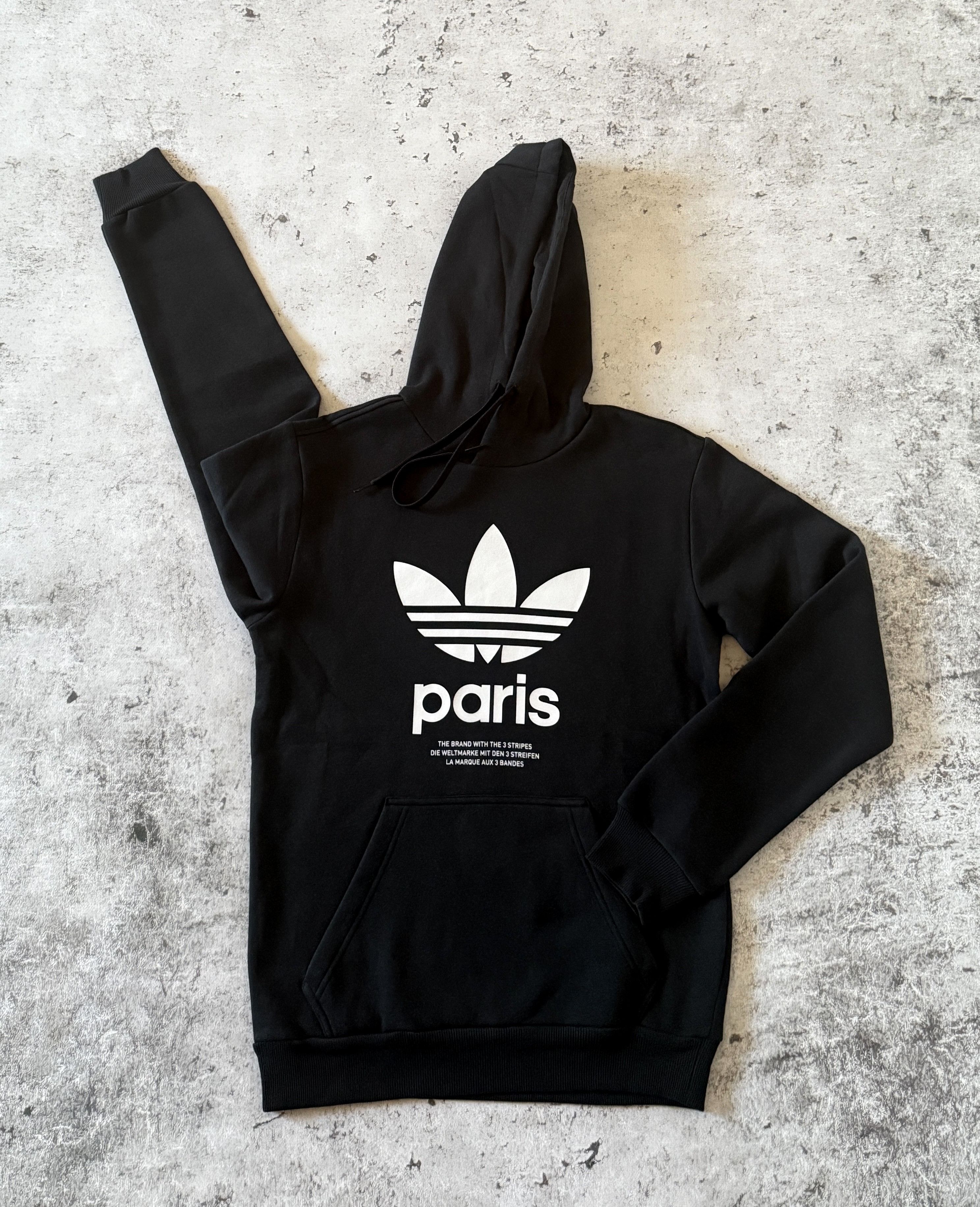 Adidas Adidas Icone Paris City Originals Hoodie Black Ip6535 XS Size US XS / EU 42 / 0 - 2 Thumbnail