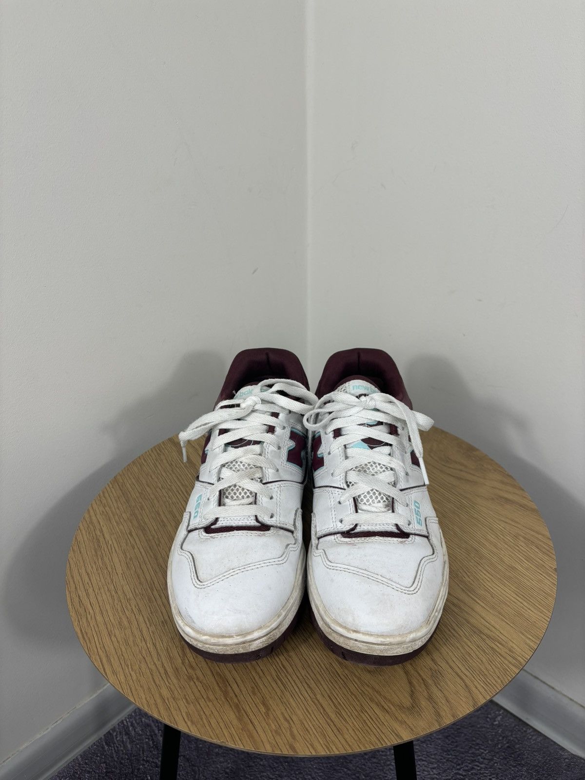 New Balance New Balance 550 Burgundy Cyan Hype Sneakers Shoes Size US 9 / EU 42 - 4 Thumbnail