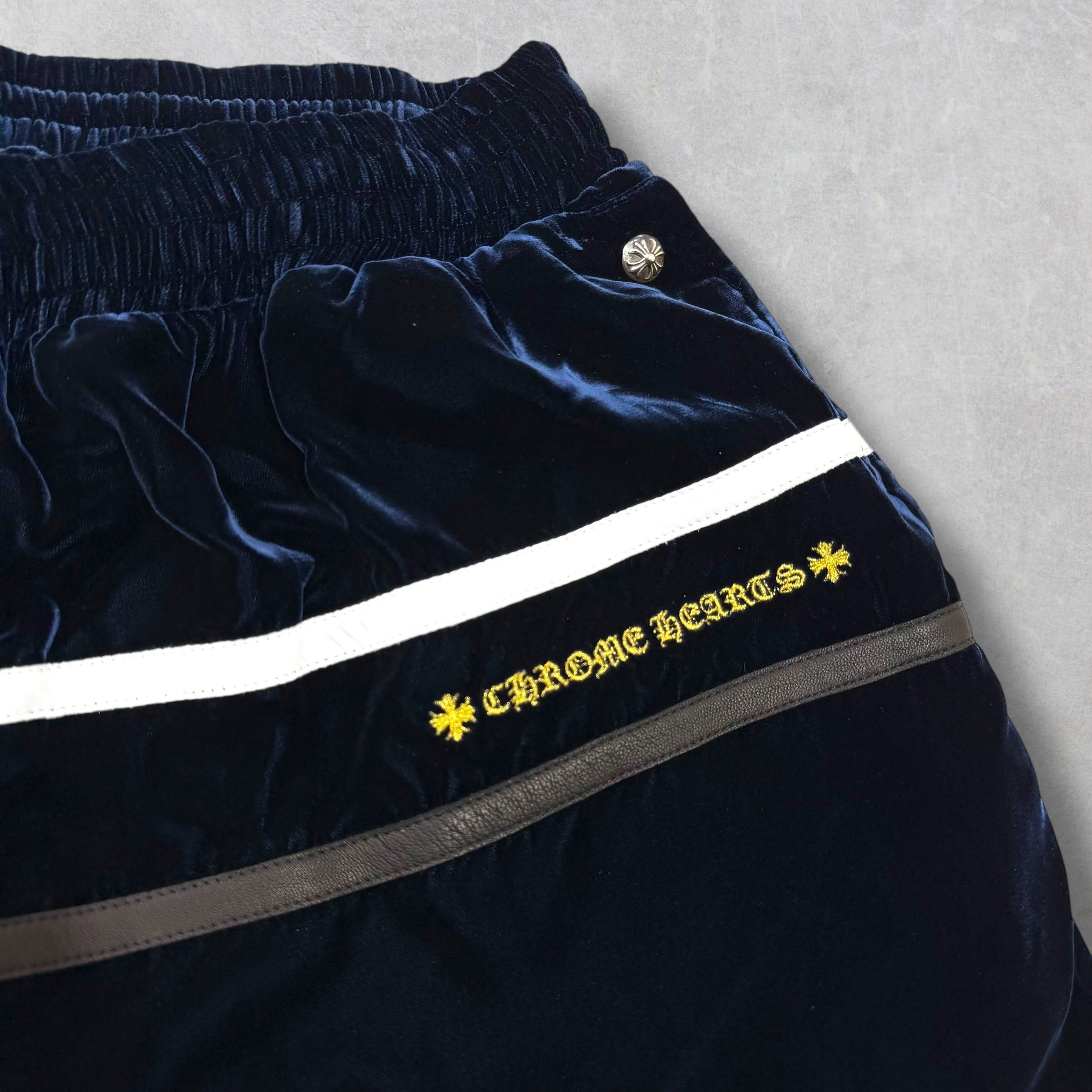 Chrome Hearts Chrome Hearts Y Not Velour Track Pants Black L Size US 32 / EU 48 - 6 Thumbnail