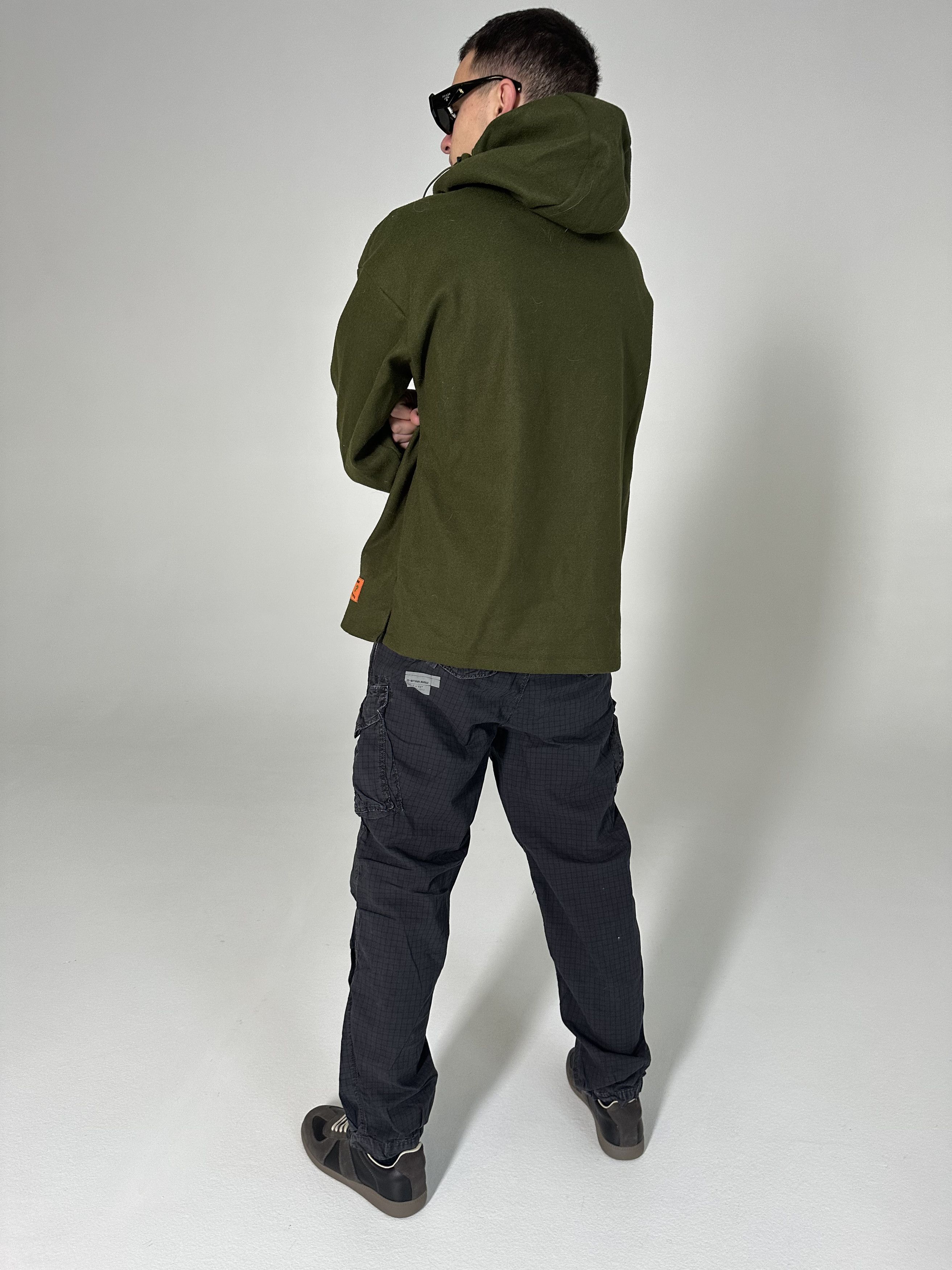 Vintage Hi Tec Ninja Military Style Mask Hood Avant Garde Hoodie Size US L / EU 52-54 / 3 - 3 Thumbnail