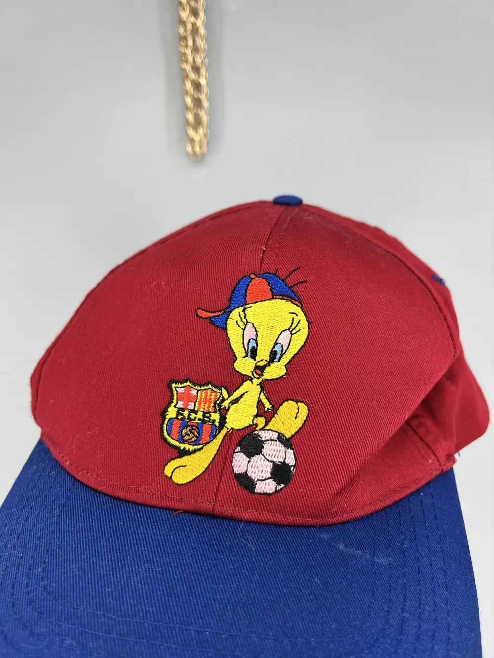 Warner Bros Vintage Looney Tunes Barcelona 1998 vintage hat One Size Size ONE SIZE - 2 Thumbnail