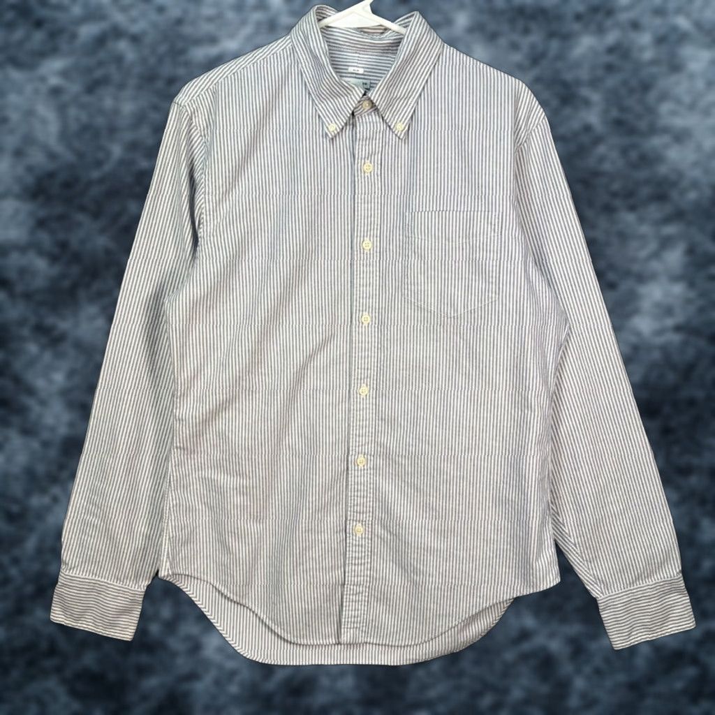 Club Monaco Club Monaco Shirt Mens Size Medium Slim Fit Striped Button-Down Blue White Size US M / EU 48-50 / 2 - 1 Thumbnail